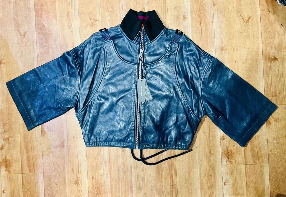 Diesel Diesel Leather Jacket Size S / US 4 / IT 40 - 7 Thumbnail