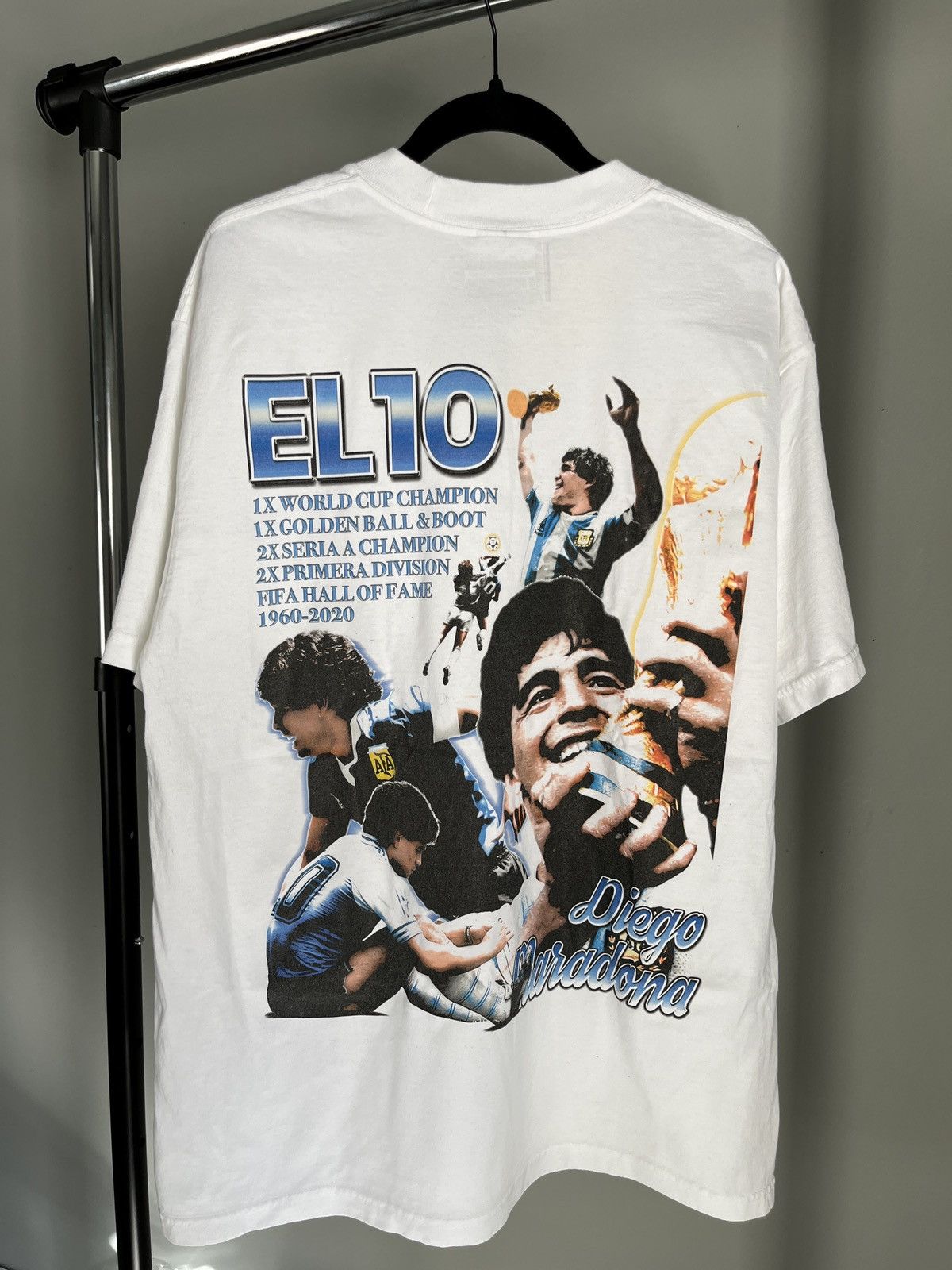 Vintage Diego Maradona Graphic Tee Shirt Size US L / EU 52-54 / 3 - 2 Thumbnail
