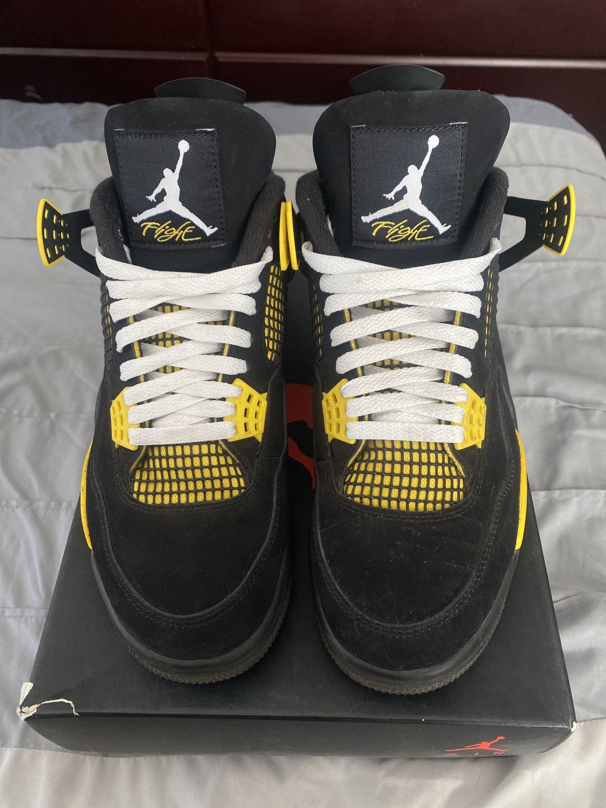 Jordan Brand Air Jordan Retro 4 “Thunder” Size US 10 / EU 43 - 3 Thumbnail