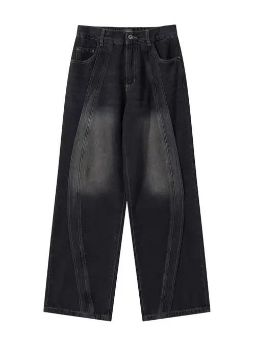 Japanese Brand Midori x Mieko Black High Street Vintage Loose Fit Jeans Size US 32 / EU 48 - 7 Thumbnail