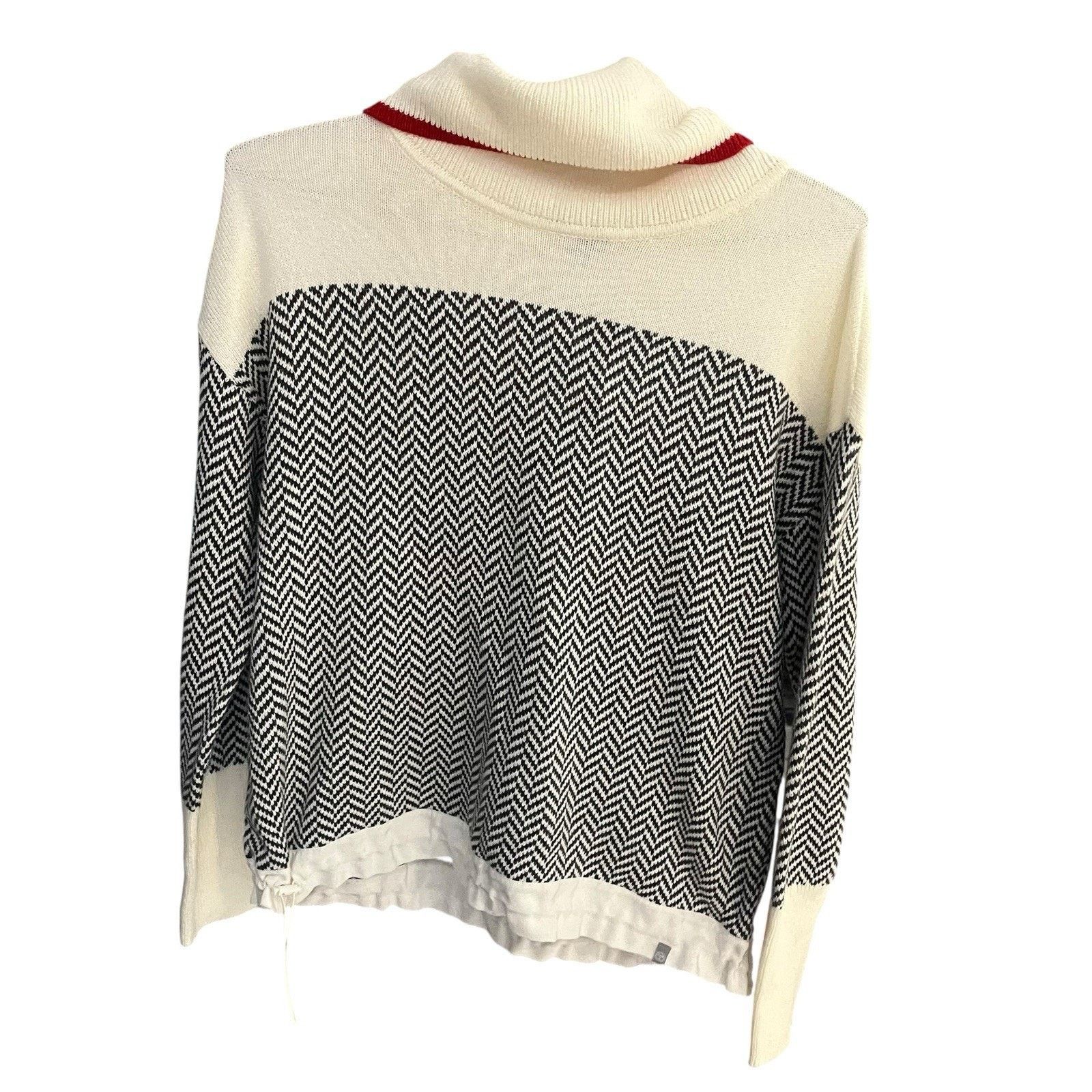 Robert Talbott T by Talbots women's M drawstring wool blend sweater NWT Size M / US 6-8 / IT 42-44 - 2 Thumbnail