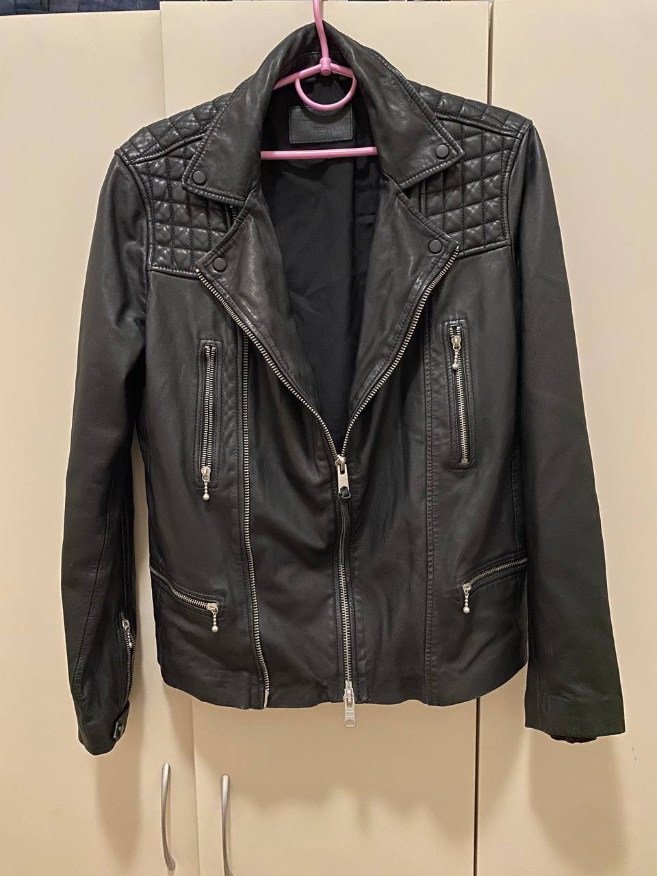 Allsaints Allsaints leather jacket overshirt streetwear hype Size US S / EU 44-46 / 1 - 8 Thumbnail