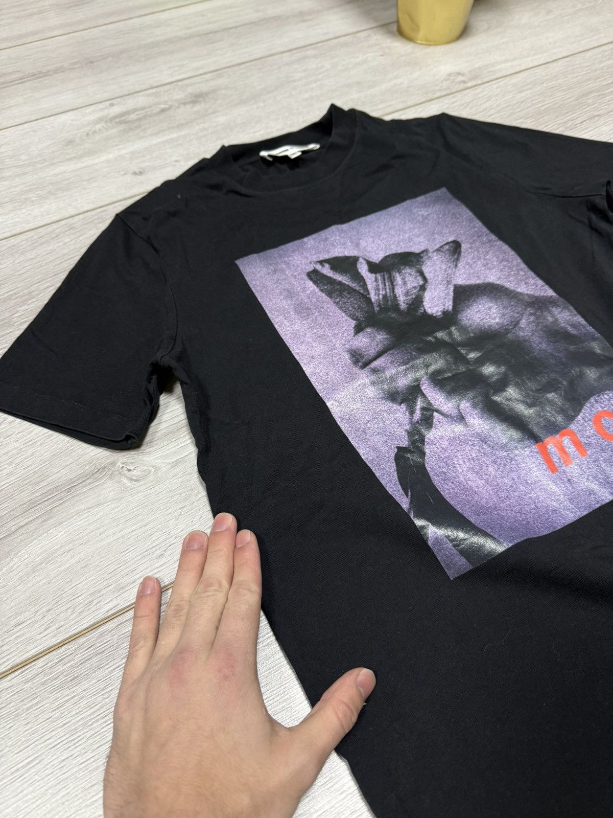 McQ Alexander McQueen Alexander McQueen McQ RARE hand with flower tee shirt Size US M / EU 48-50 / 2 - 4 Thumbnail