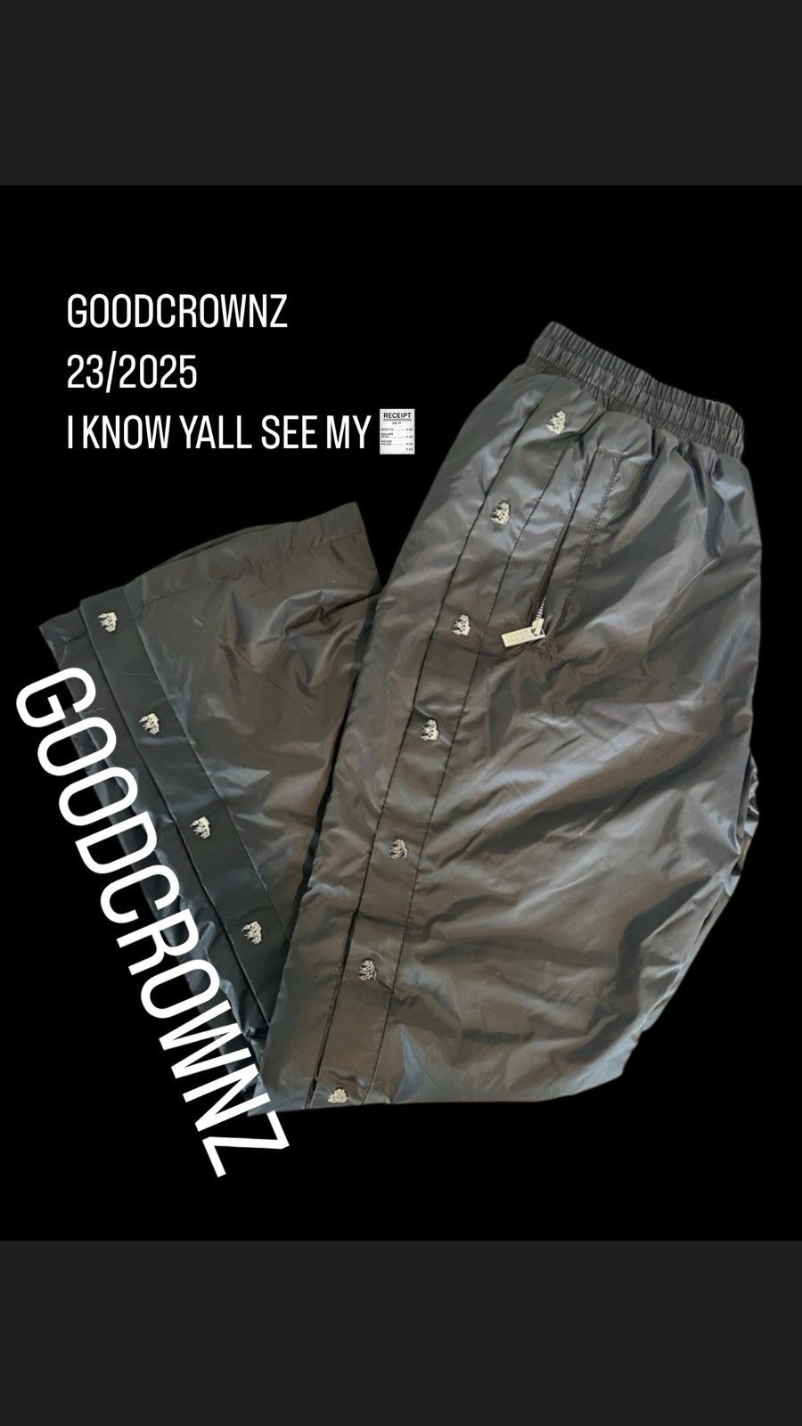 HELLSTAR BRAND NEW HELLSTAR WAXED NYLON PANTS XXXL DS Size US 44 / EU 60 - 1 Thumbnail
