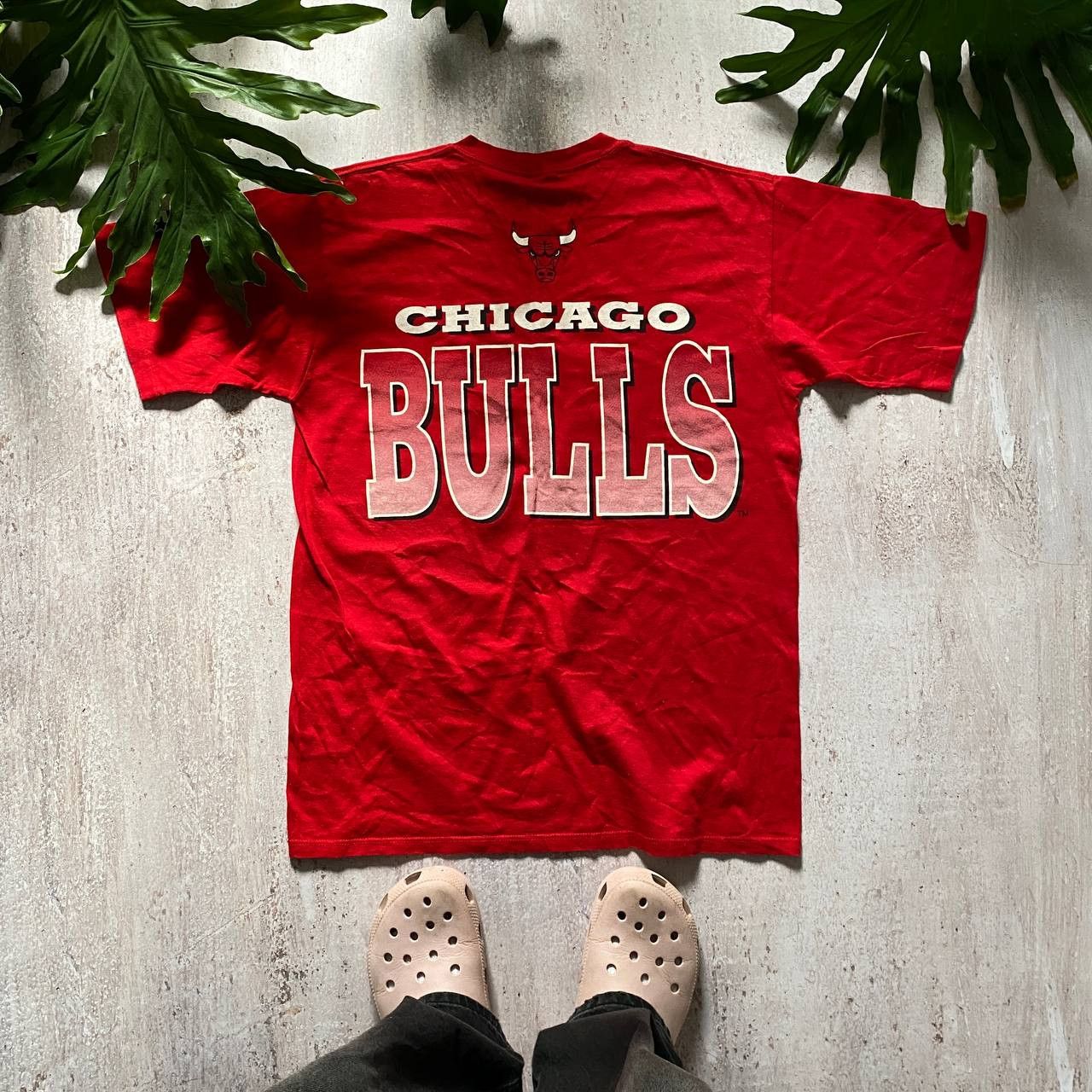 NBA × Vintage VINTAGE 90s RARE CHICAGO BULLS STARTER NBA T SHIRT 184 Size US L / EU 52-54 / 3 - 1 Thumbnail