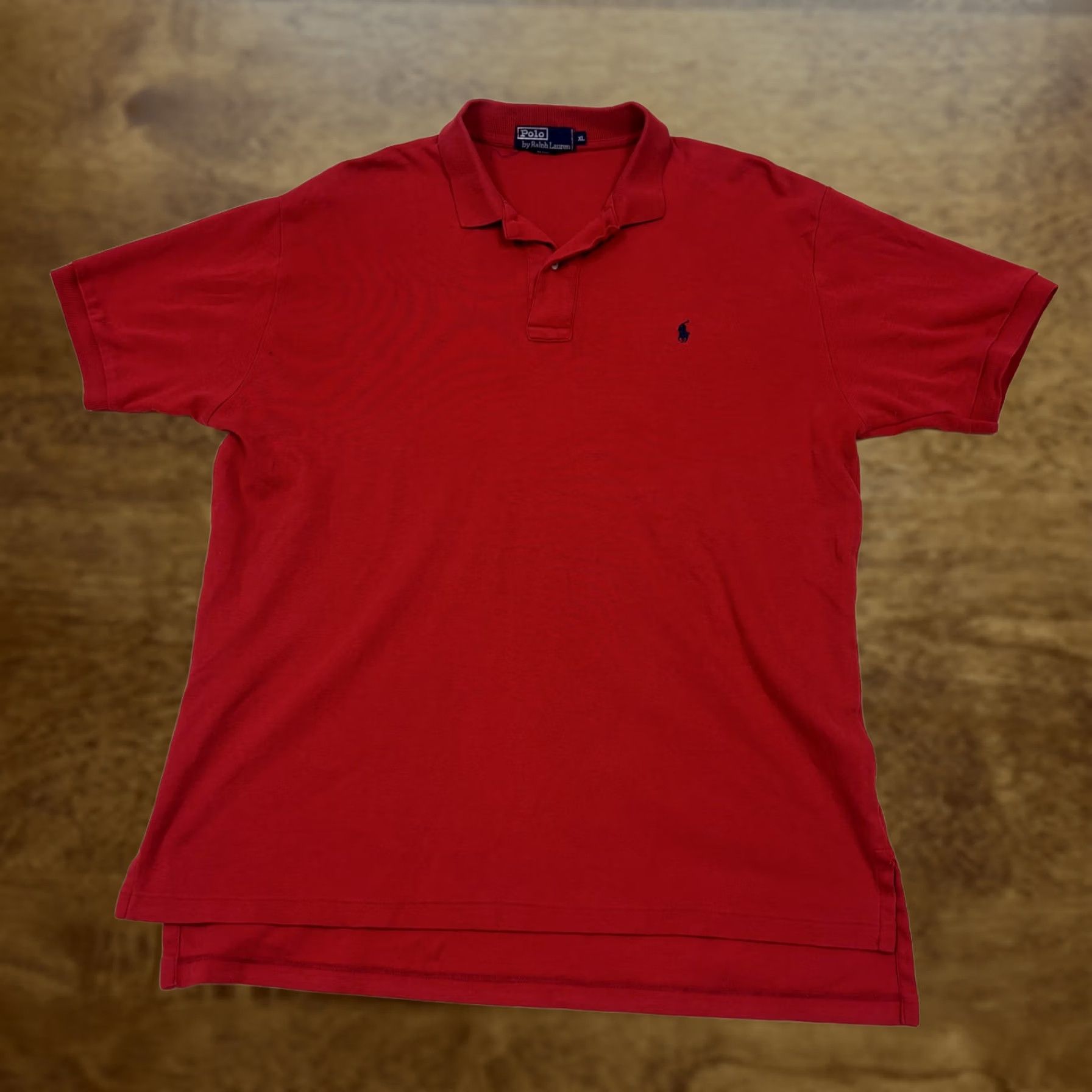Polo Ralph Lauren Polo Ralph Lauren Polo Shirt Mens XL Red Solid Short Sleeve Pony Logo Casual Size US XL / EU 56 / 4 - 1 Thumbnail