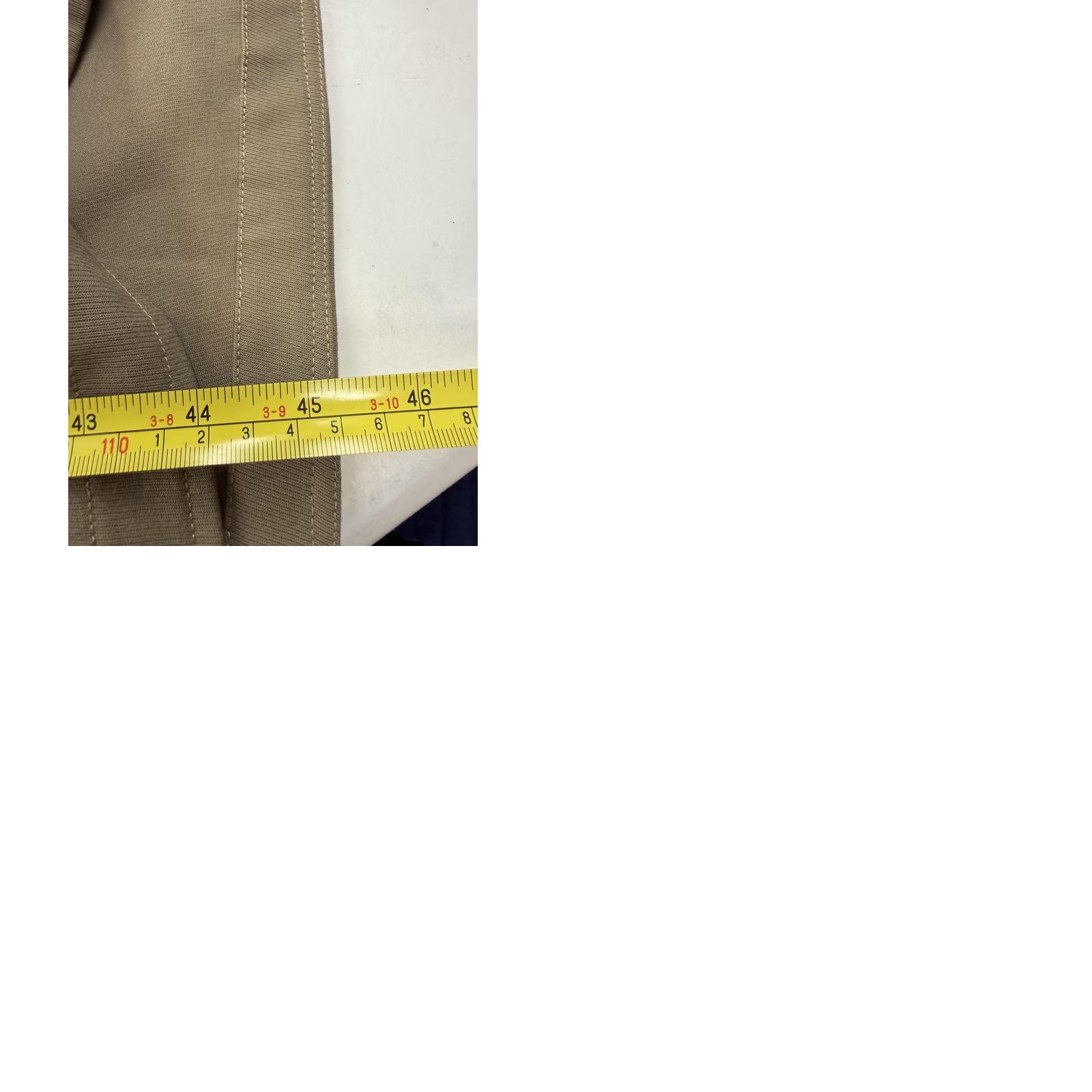 Vintage Zapelle Coat Womens Medium Beige Long Trench Collared Pockets Lined Belted Size M / US 6-8 / IT 42-44 - 9 Thumbnail