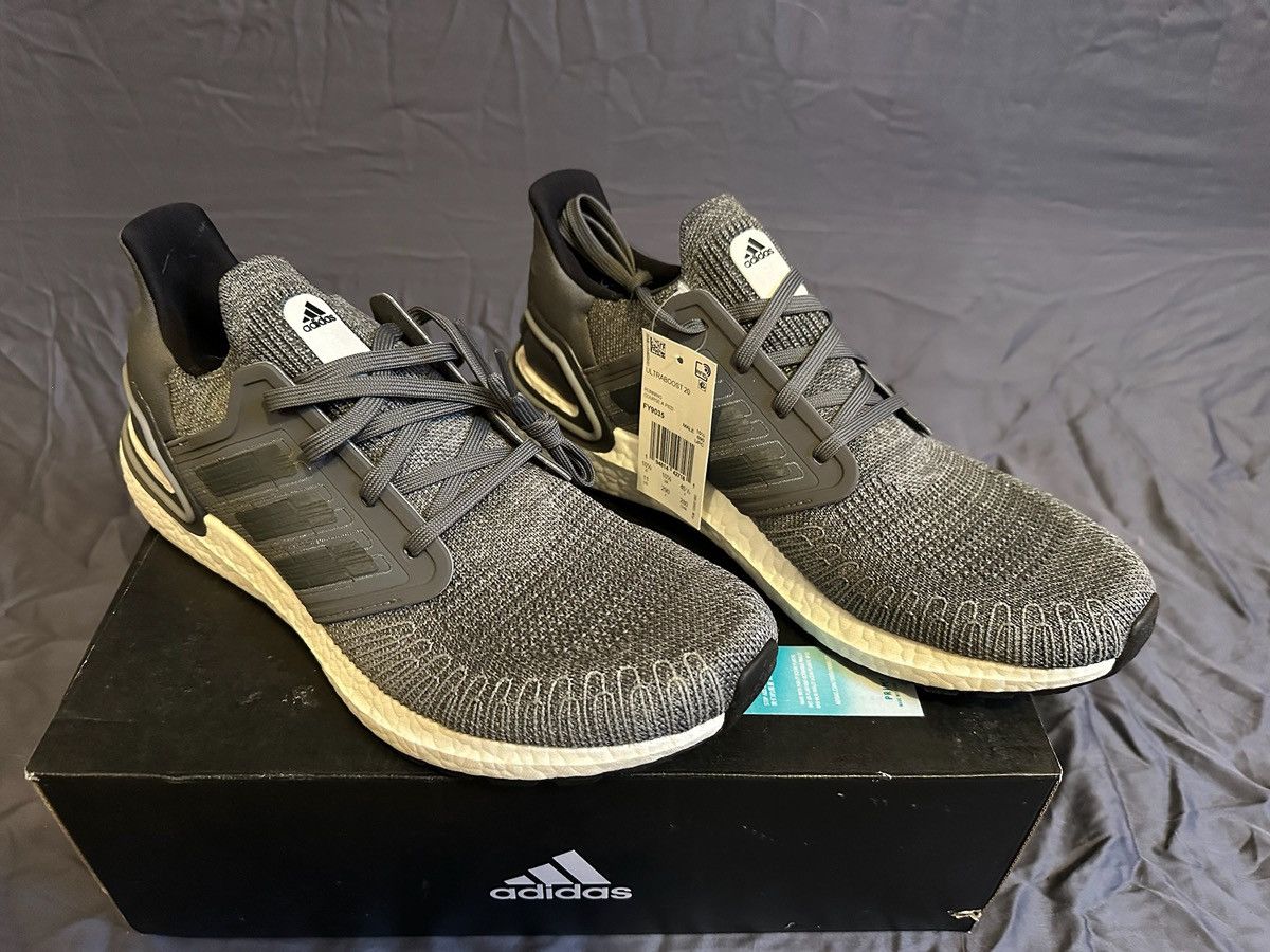 Adidas Adidas Ultraboost 20 Wolf Grey Sz 11US NEW IN BOX FY9035 Size US 11 / EU 44 - 1 Thumbnail