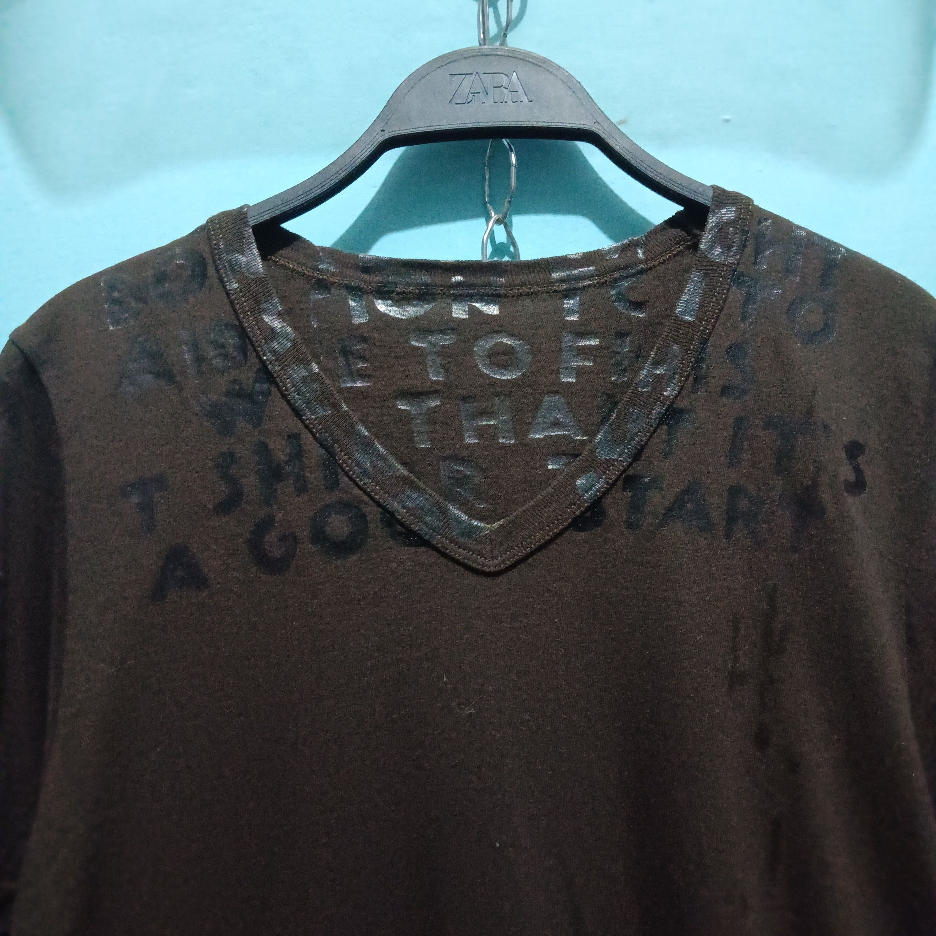 Maison Margiela Maison Margiela vneck t-shirt Size US S / EU 44-46 / 1 - 3 Thumbnail
