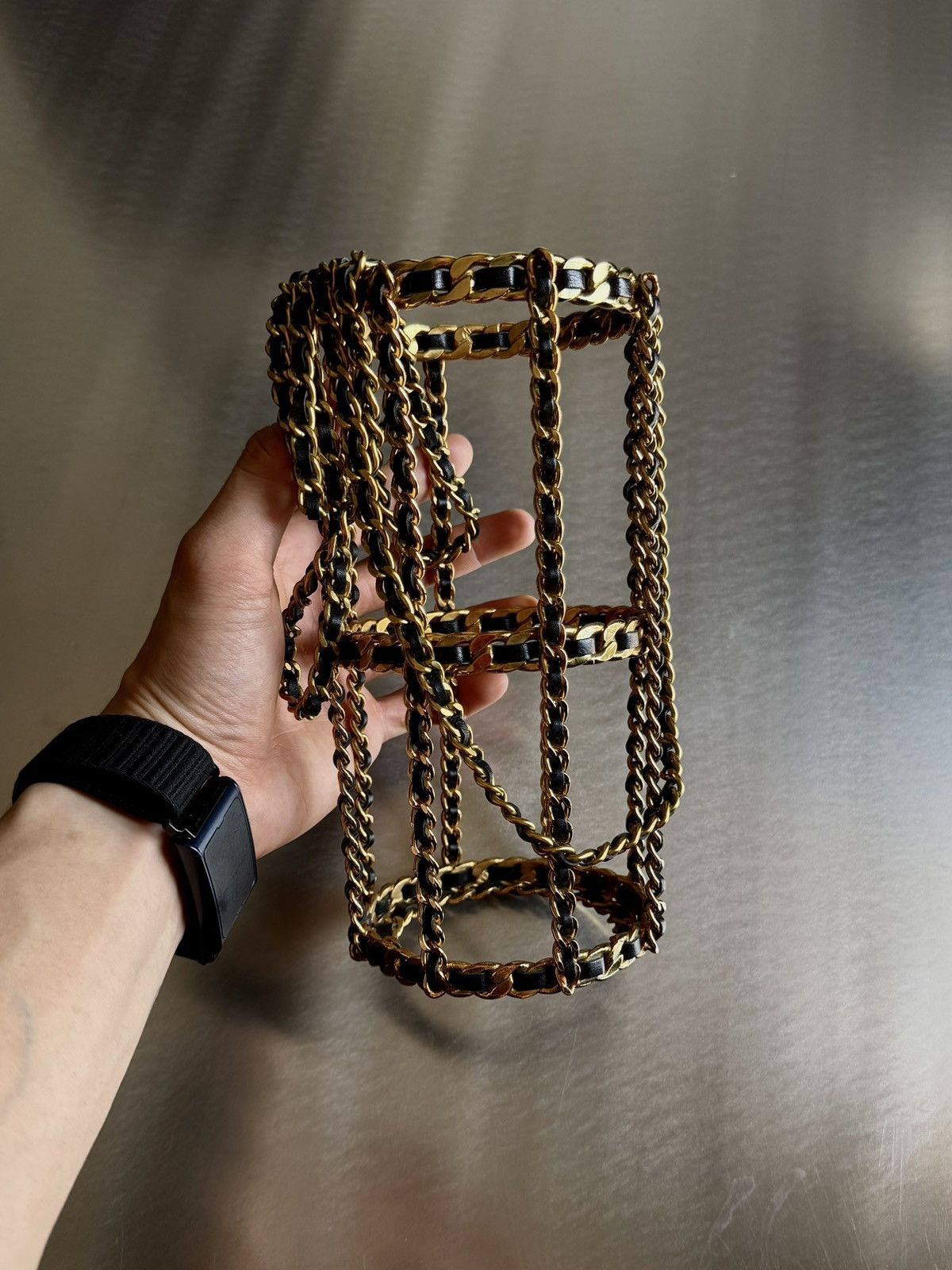Chanel Chanel - Karl Lagerfeld - 1994 - Chain Link Bottle Holder Size ONE SIZE - 19 Thumbnail