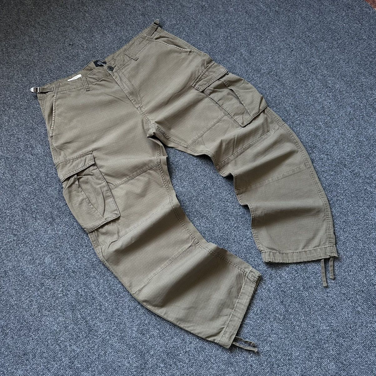 20471120 VTG Jack & Jones Olive Multi-pocket Pants Military W38xL32 Size US 38 / EU 54 - 2 Thumbnail