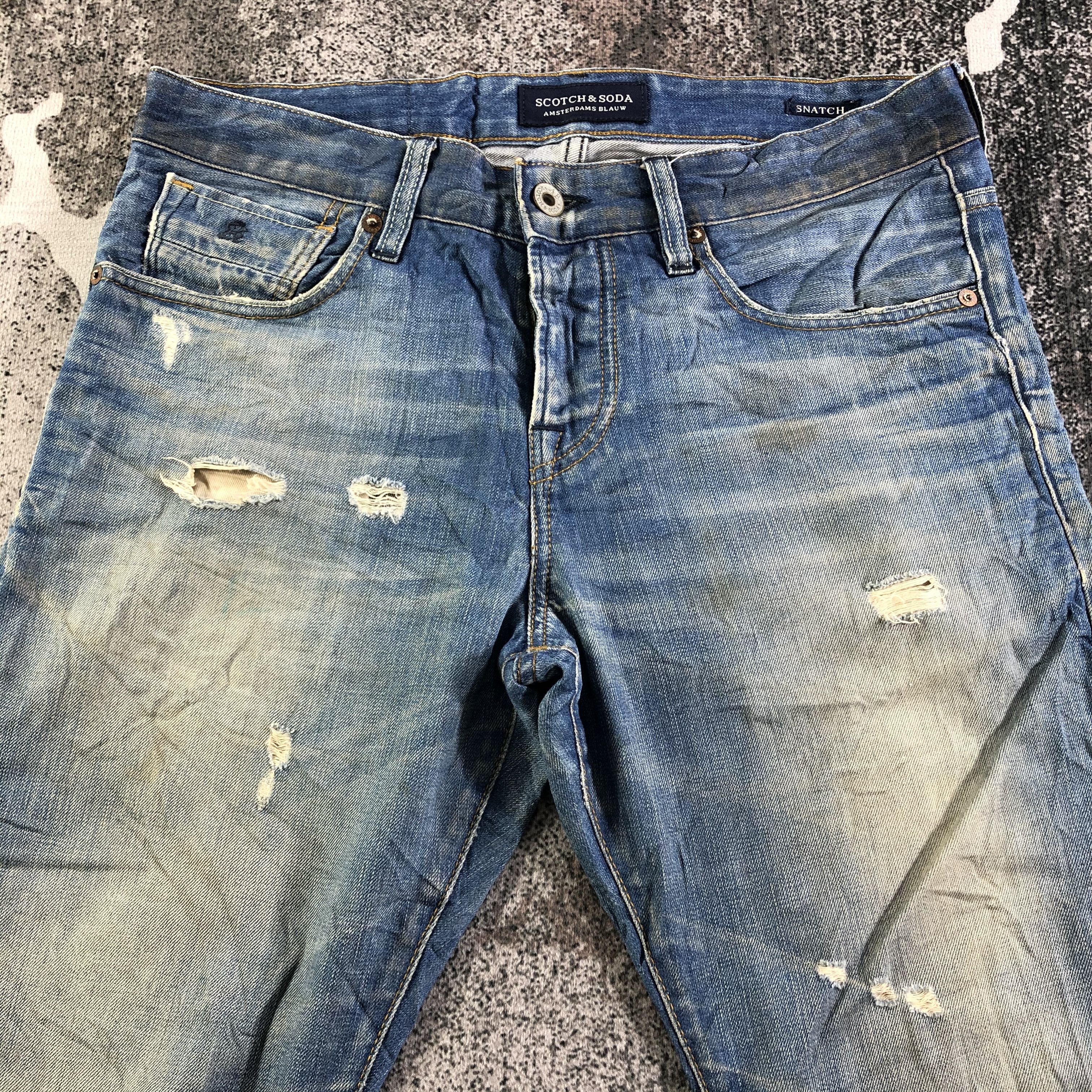 Scotch & Soda Scotch & Soda Jeans Ripped Denim KJ3073 Size US 30 / EU 46 - 3 Thumbnail