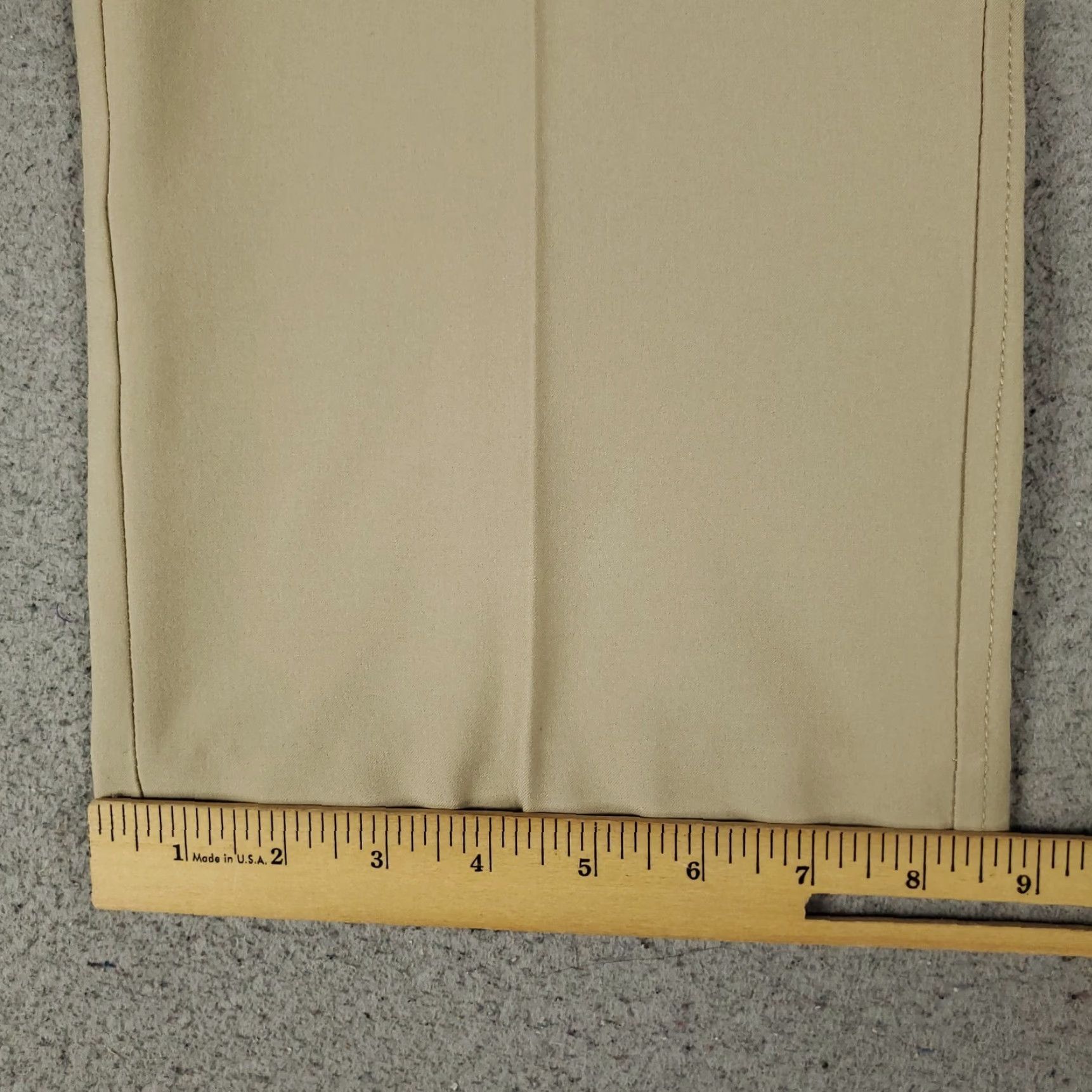 Footjoy FootJoy Pants Mens 34x30 Beige Chino Flat Front Regular Fit Straight Leg. Size US 34 / EU 50 - 6 Thumbnail