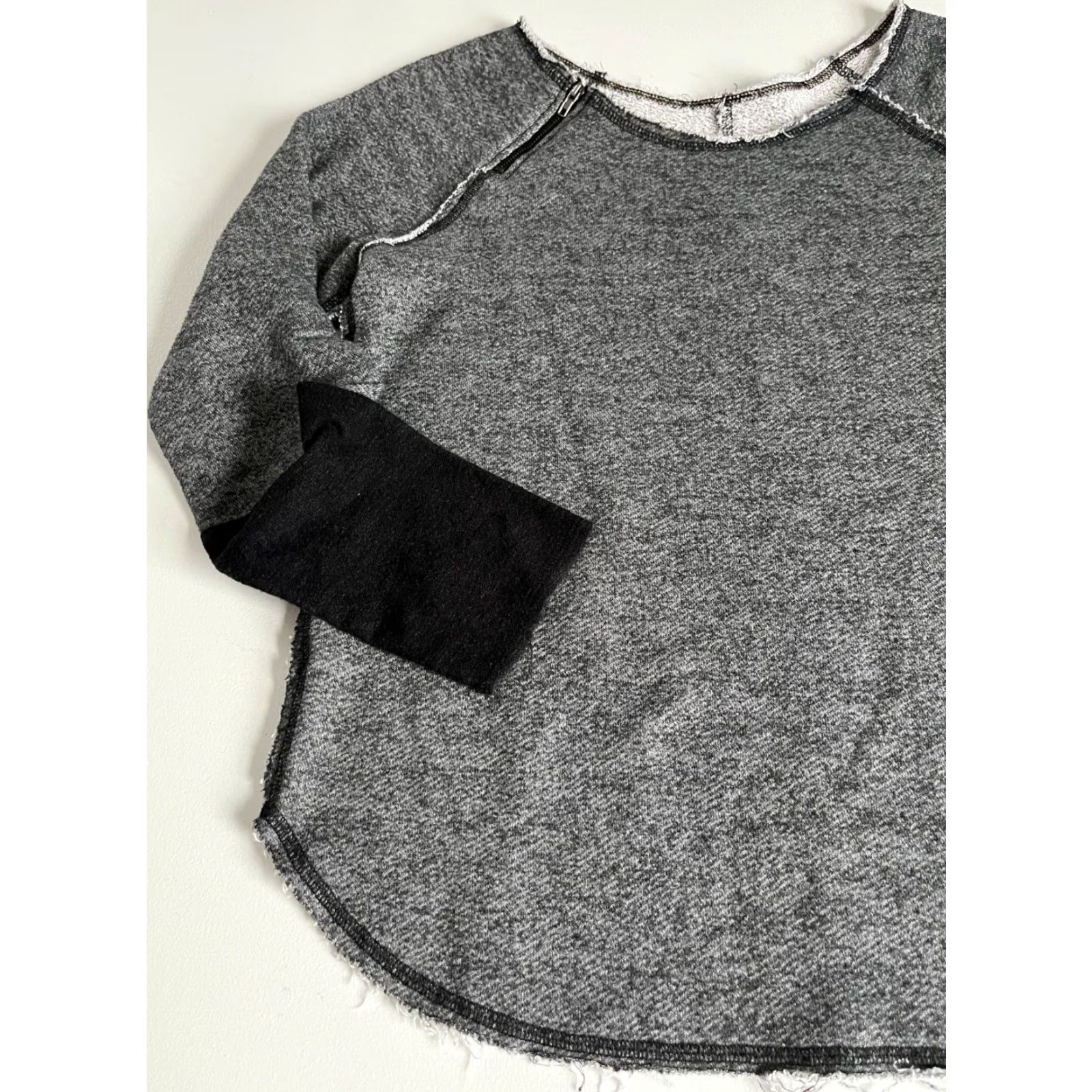 Vintage VINTAGE Women's Vimmia French Terry Sweatshirt Side Zip Sz S Size S / US 4 / IT 40 - 6 Thumbnail