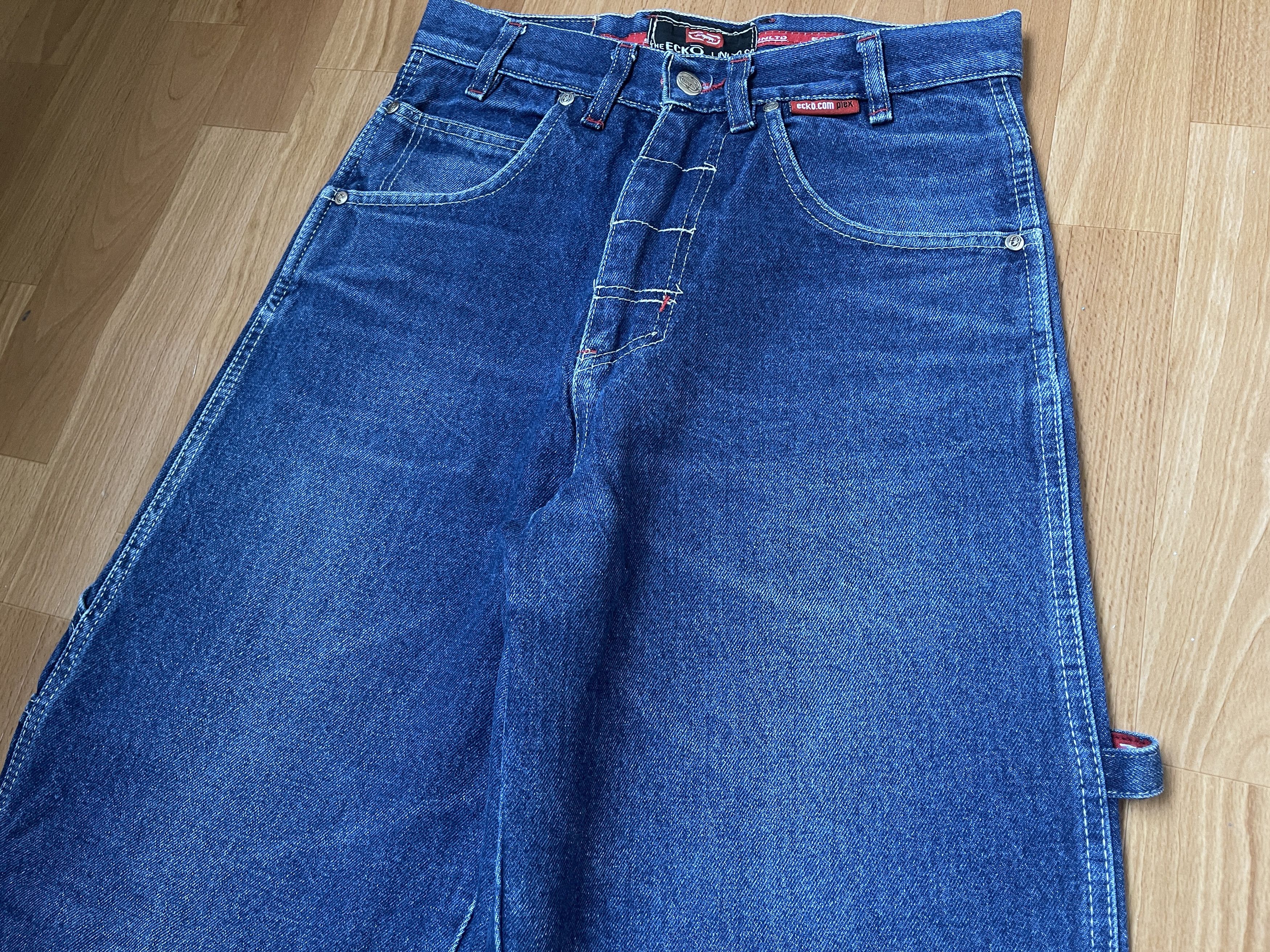 Ecko Unltd. Ecko Unltd jeans, baggy, vintage 90s hip hop skater Y2K W 30 Size US 30 / EU 46 - 13 Thumbnail