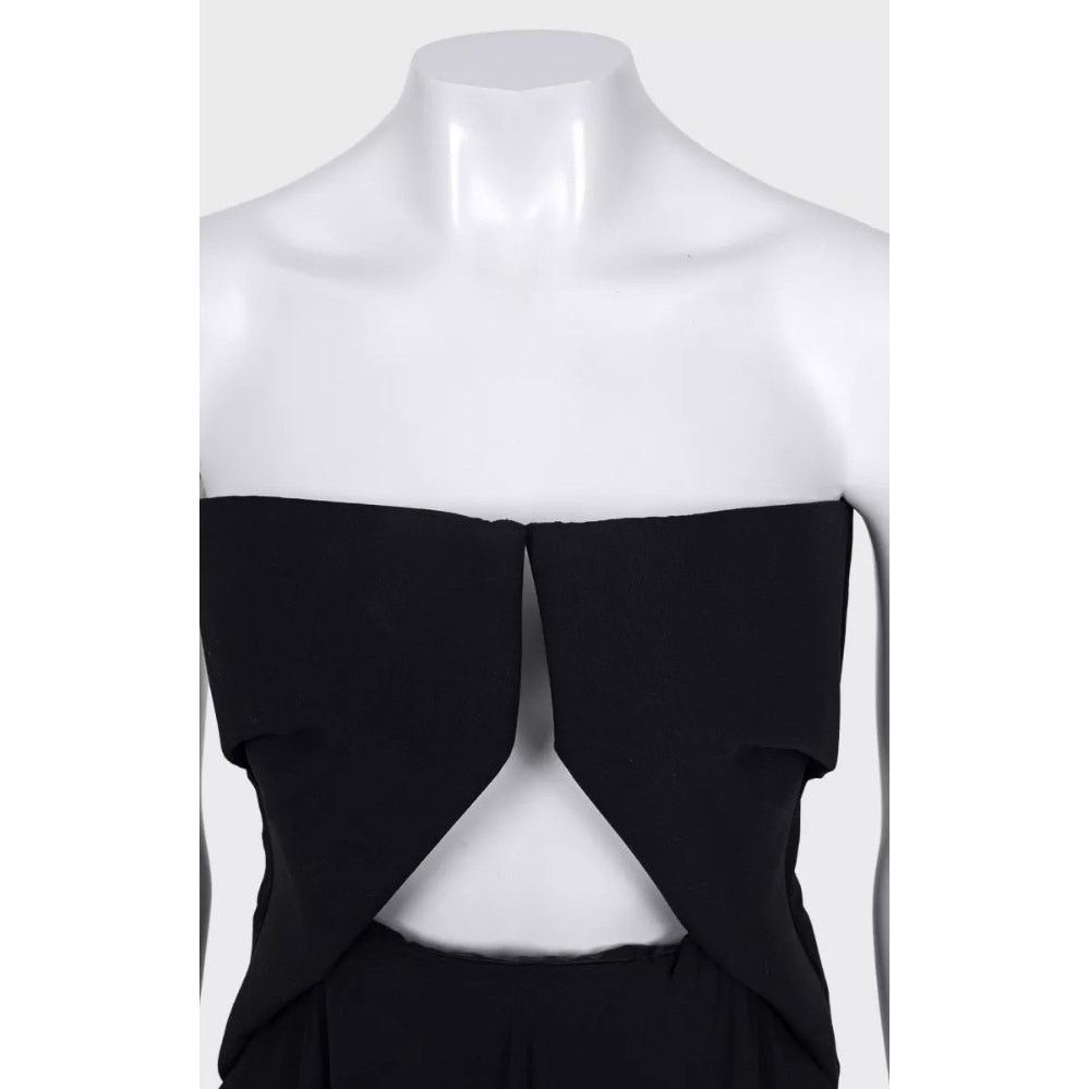 Rick Owens Rick Owens Open Shoulder Elegant Black Wool Dress US6/M Size M / US 6-8 / IT 42-44 - 4 Thumbnail