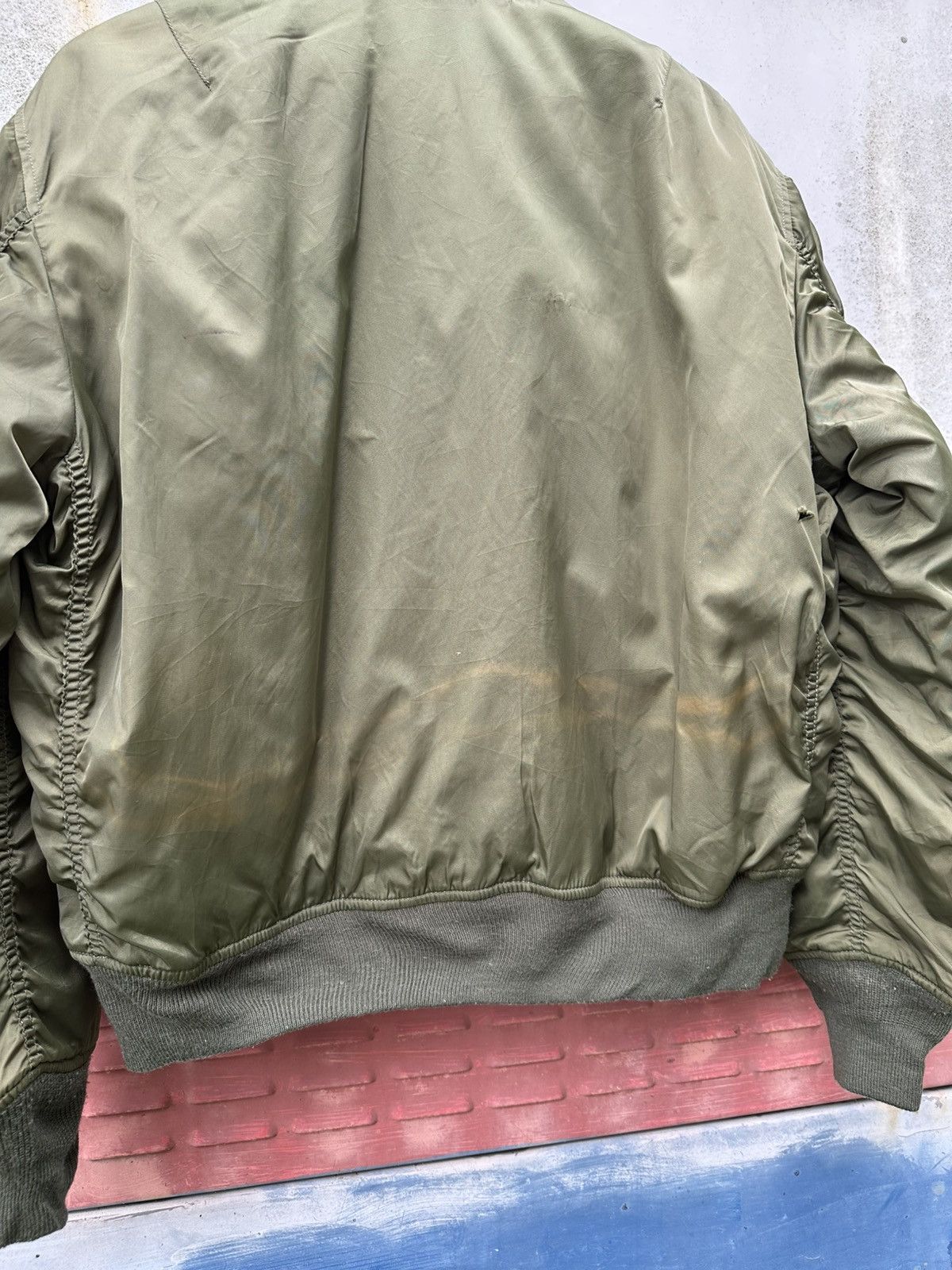 Vintage 🪖Vintage MA-1 Machope Man Intermediate Bomber Jacket Size US M / EU 48-50 / 2 - 10 Thumbnail