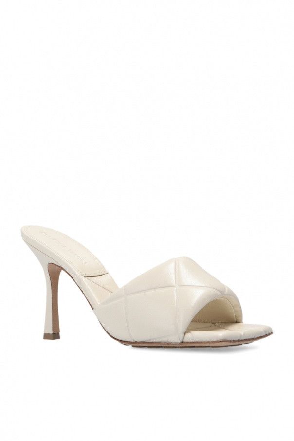 Bottega Veneta o1n1vont1124 Rubber Lido Mules in Off White Size US 11 / IT 41 - 3 Thumbnail