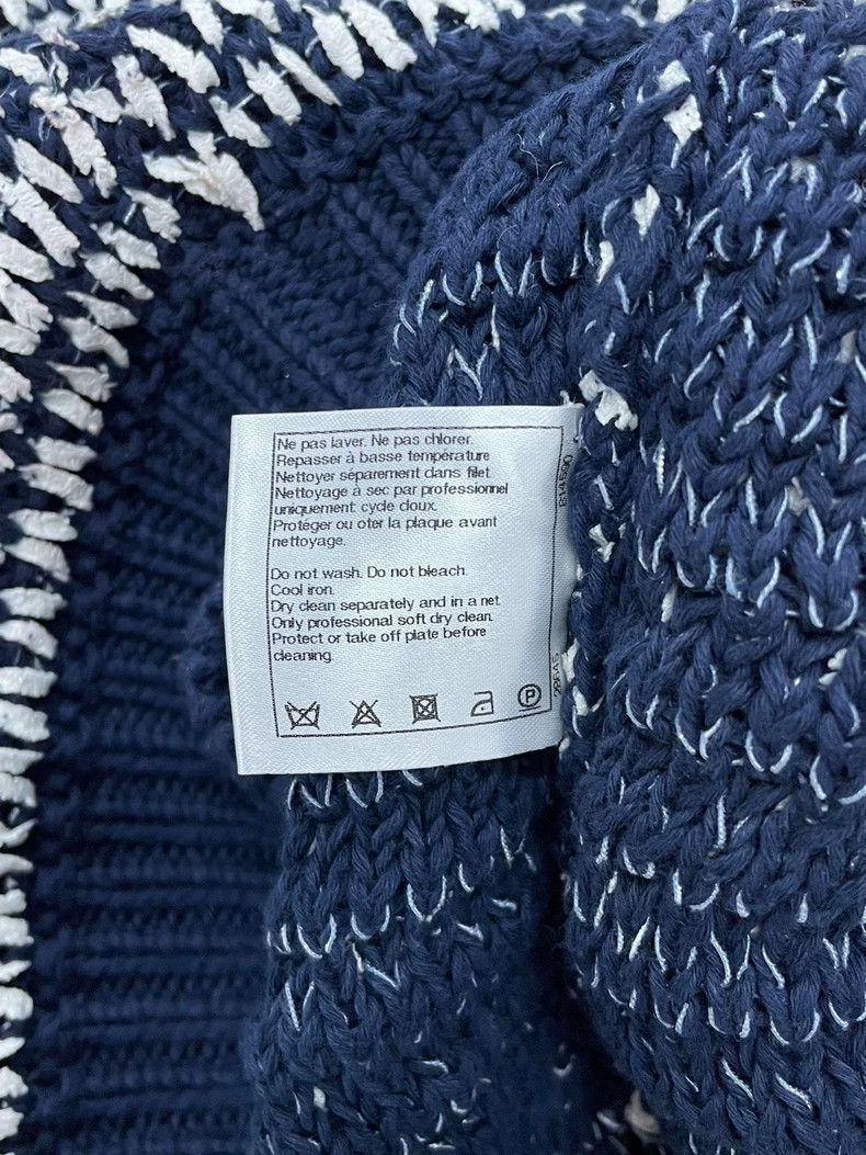 Chanel Chanel Blue and white woven sheep vest Size XS / US 0-2 / IT 36-38 - 6 Thumbnail