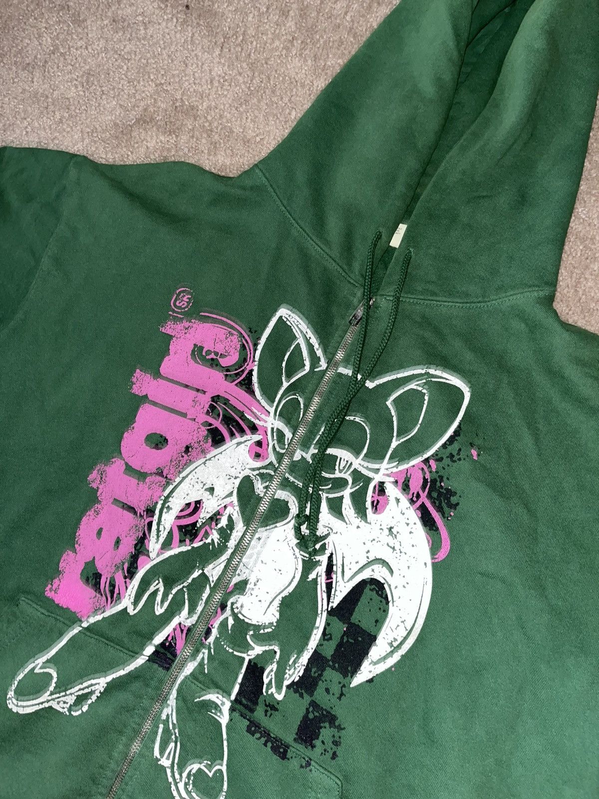 Stray Rats STRAY RATS Rouge Ratgirl Zip Up Hoodie | Grailed