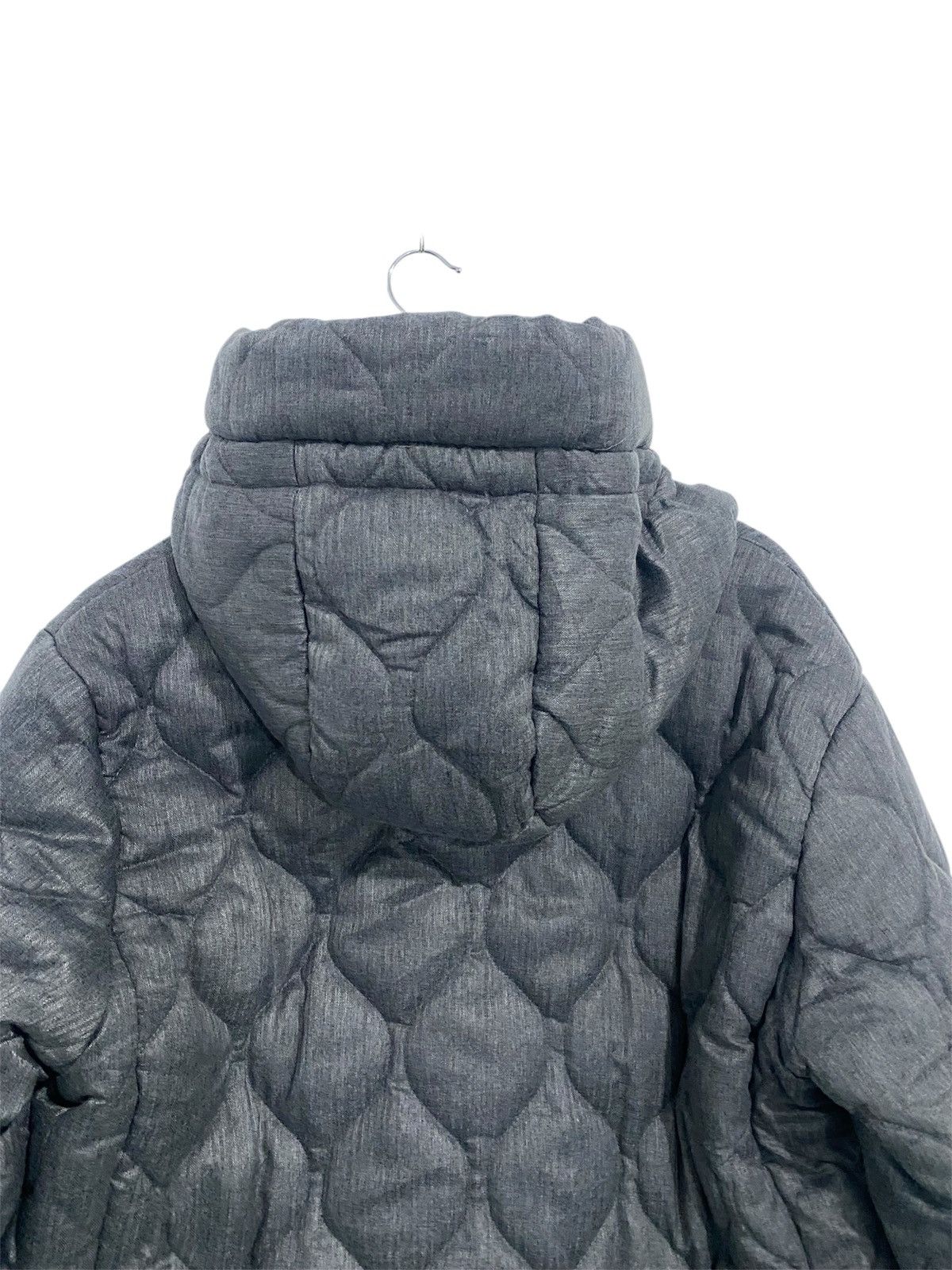 Japanese Brand Neverend Hooded quilted Puffer Coat Size US XL / EU 56 / 4 - 4 Thumbnail