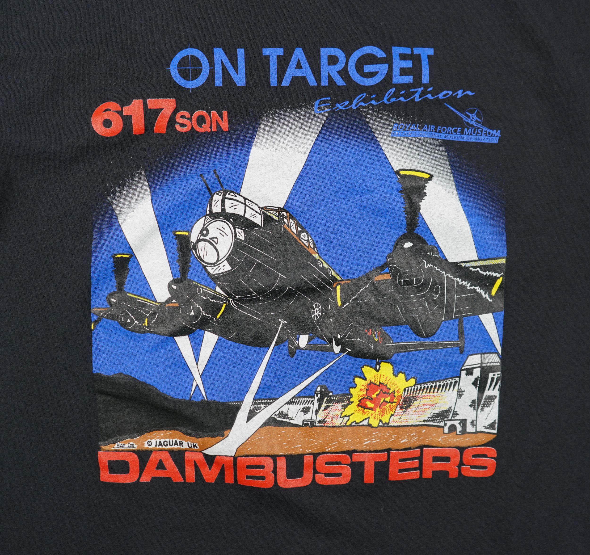 Aviator Nation × Vintage Vintage 90s Royal Air Force T-Shirt Fighter Plane Bomber Size US L / EU 52-54 / 3 - 2 Thumbnail