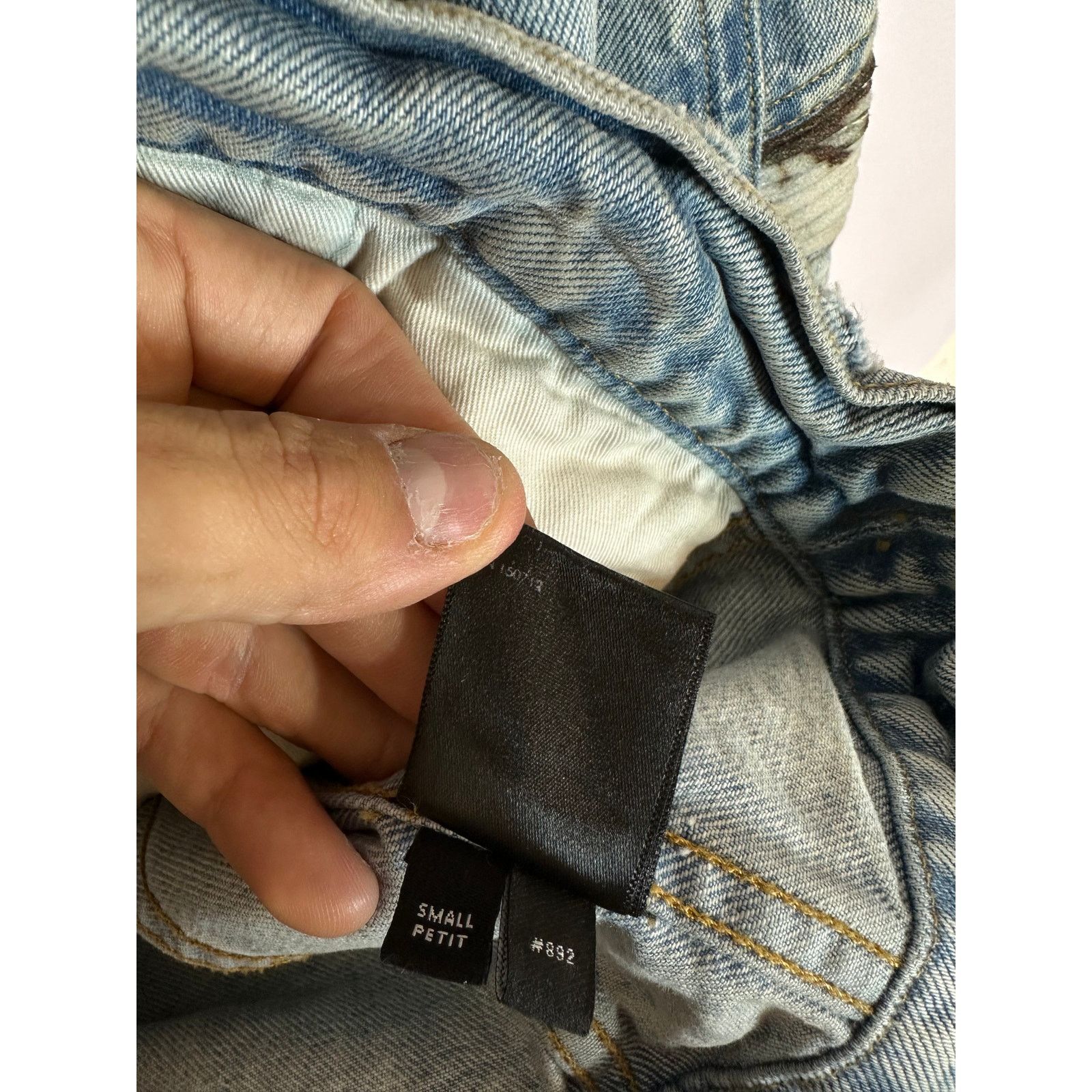 Amiri Amiri MX2 Jean Jacket Marble Used Small Size US S / EU 44-46 / 1 - 5 Thumbnail