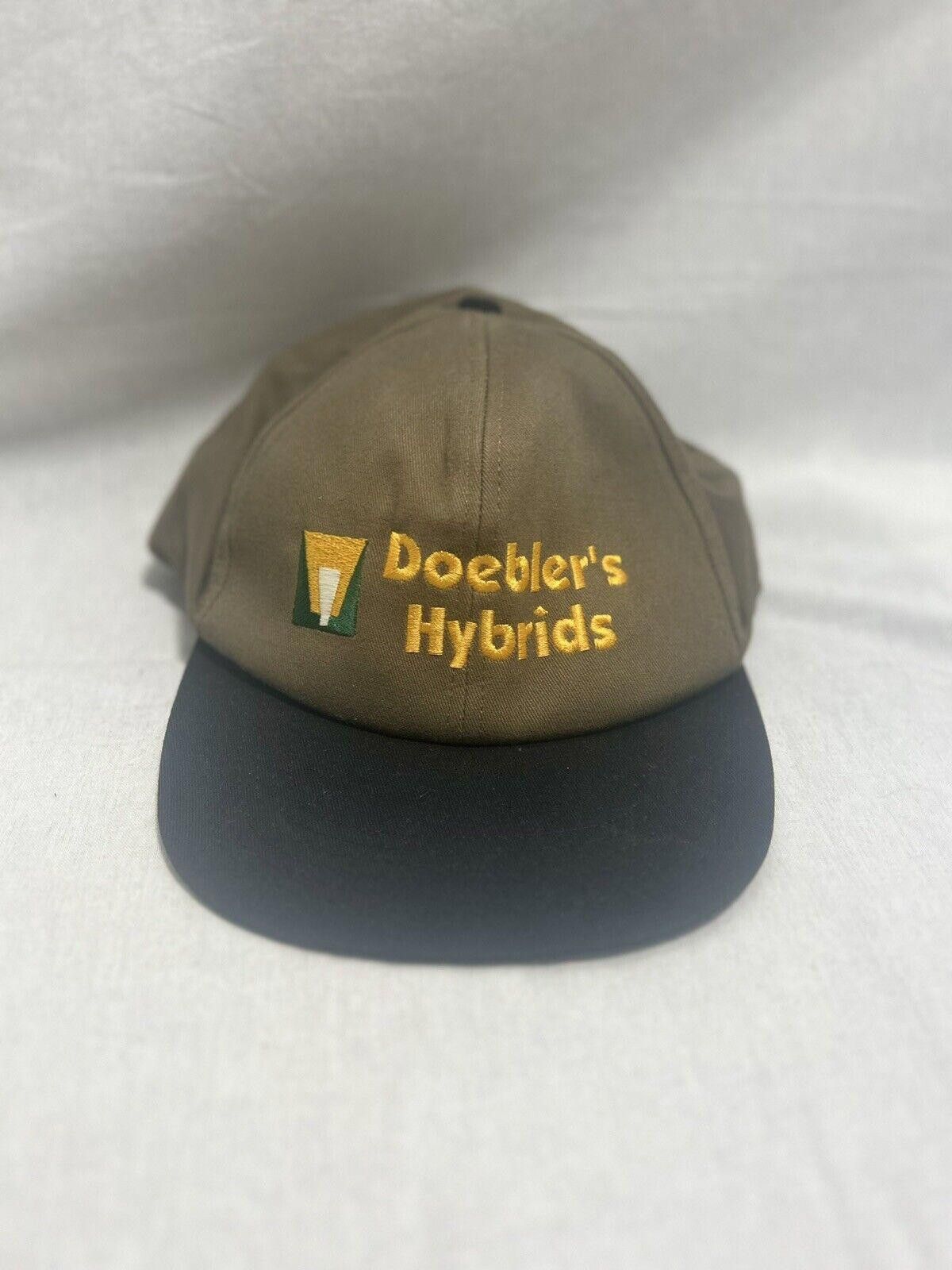 Designer Vintage 80s Doebler’s Hybrids K-Products Snapback Hat Size ONE SIZE - 1 Thumbnail