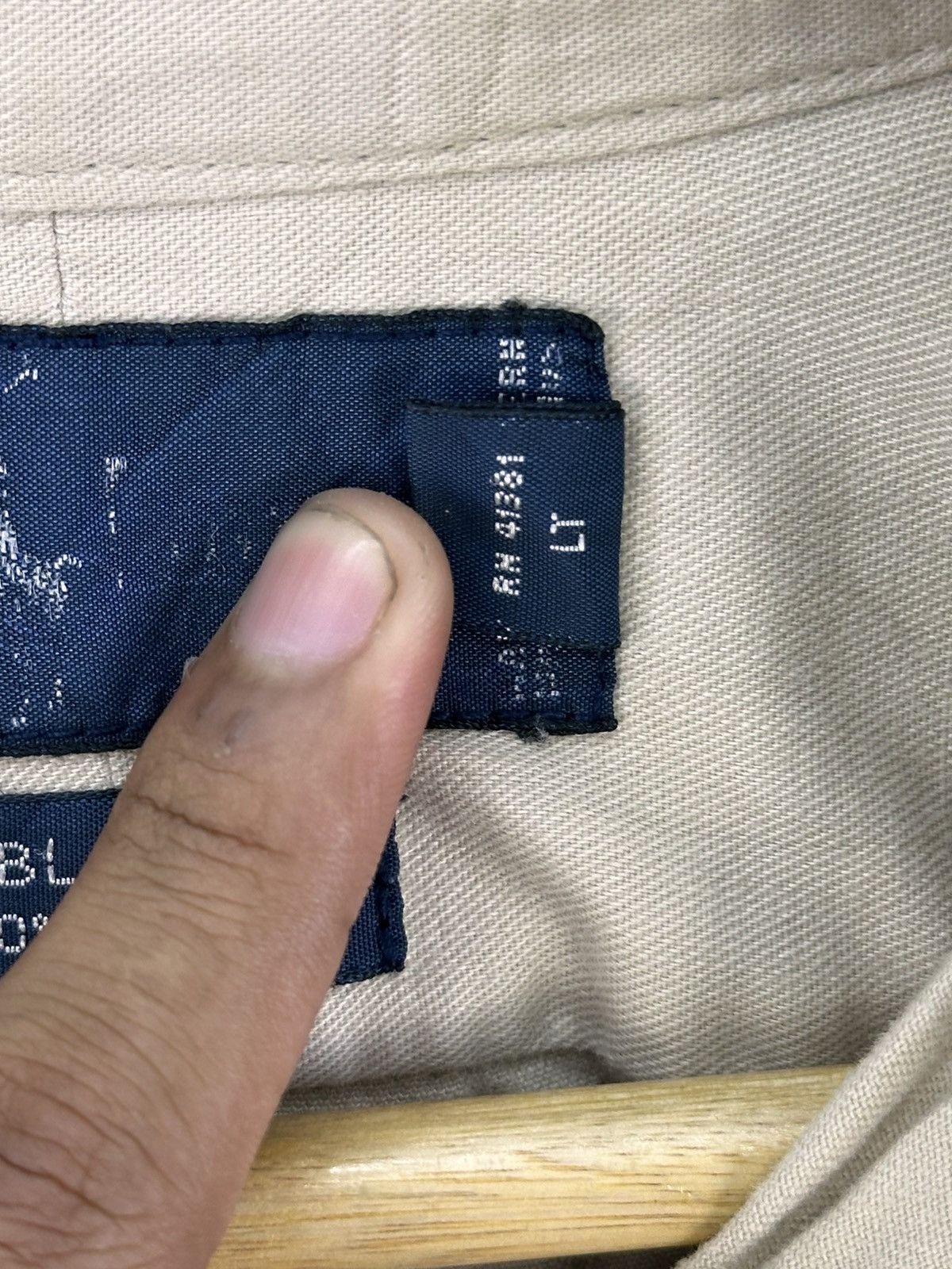 Ralph Lauren Vintage 90’s Ralph Lauren Plain Flannel Shirt Size US XXL / EU 58 / 5 - 15 Thumbnail