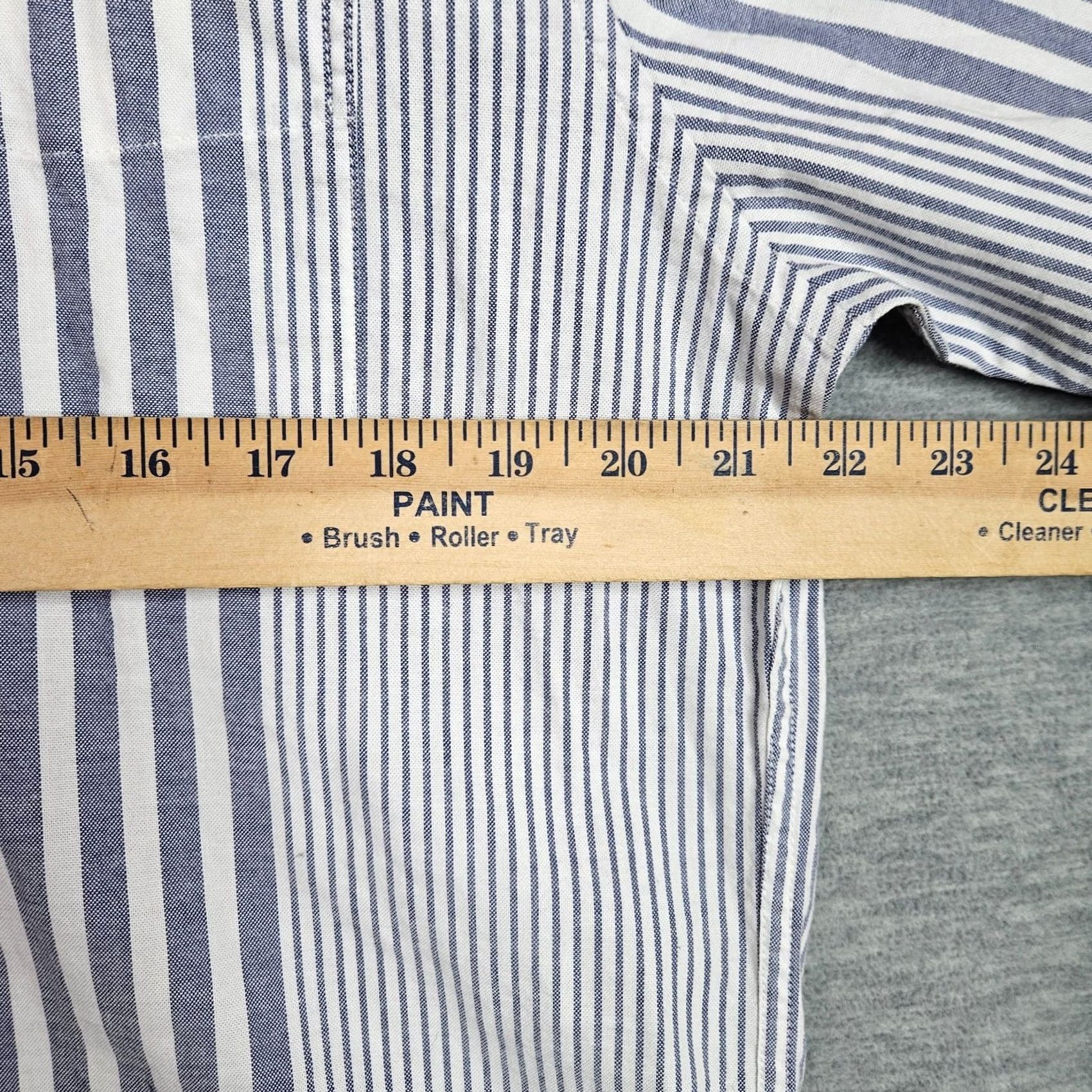 J.Crew J.Crew The Broken-In Oxford Slim Grey White Stripes Button Up Shirt Size L NEW Size US L / EU 52-54 / 3 - 4 Thumbnail