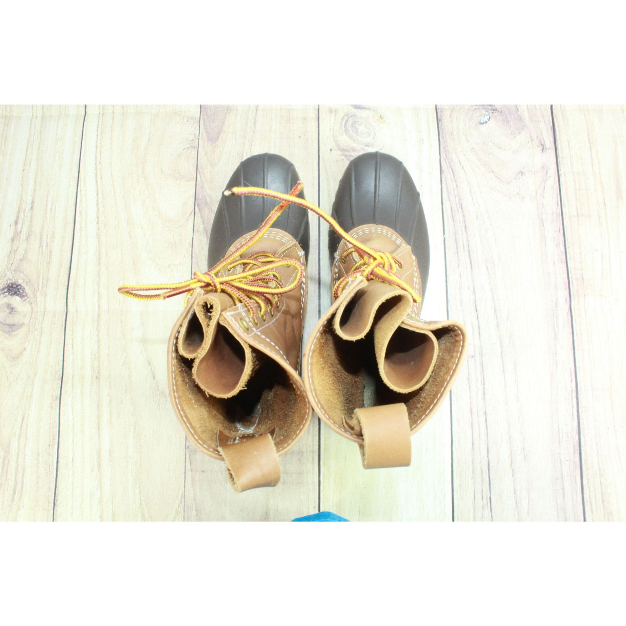 L.L. Bean LL Bean Women’s Brown Leather Duck Boots Size 9 M Size US 9 / IT 39 - 7 Thumbnail