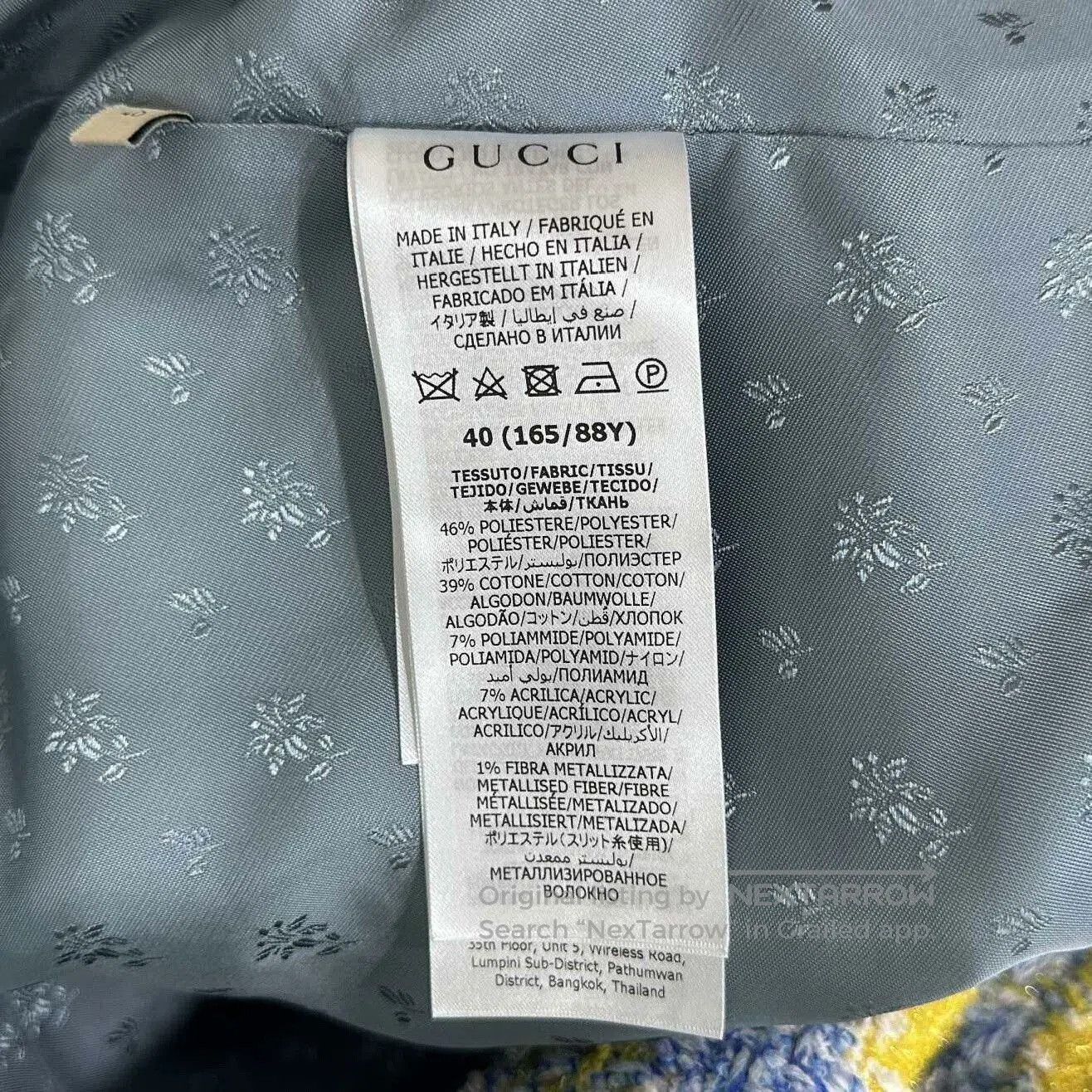 Gucci Gucci 23SS Plaid Tweed Gold Button Coat. Size S / US 4 / IT 40 - 5 Thumbnail