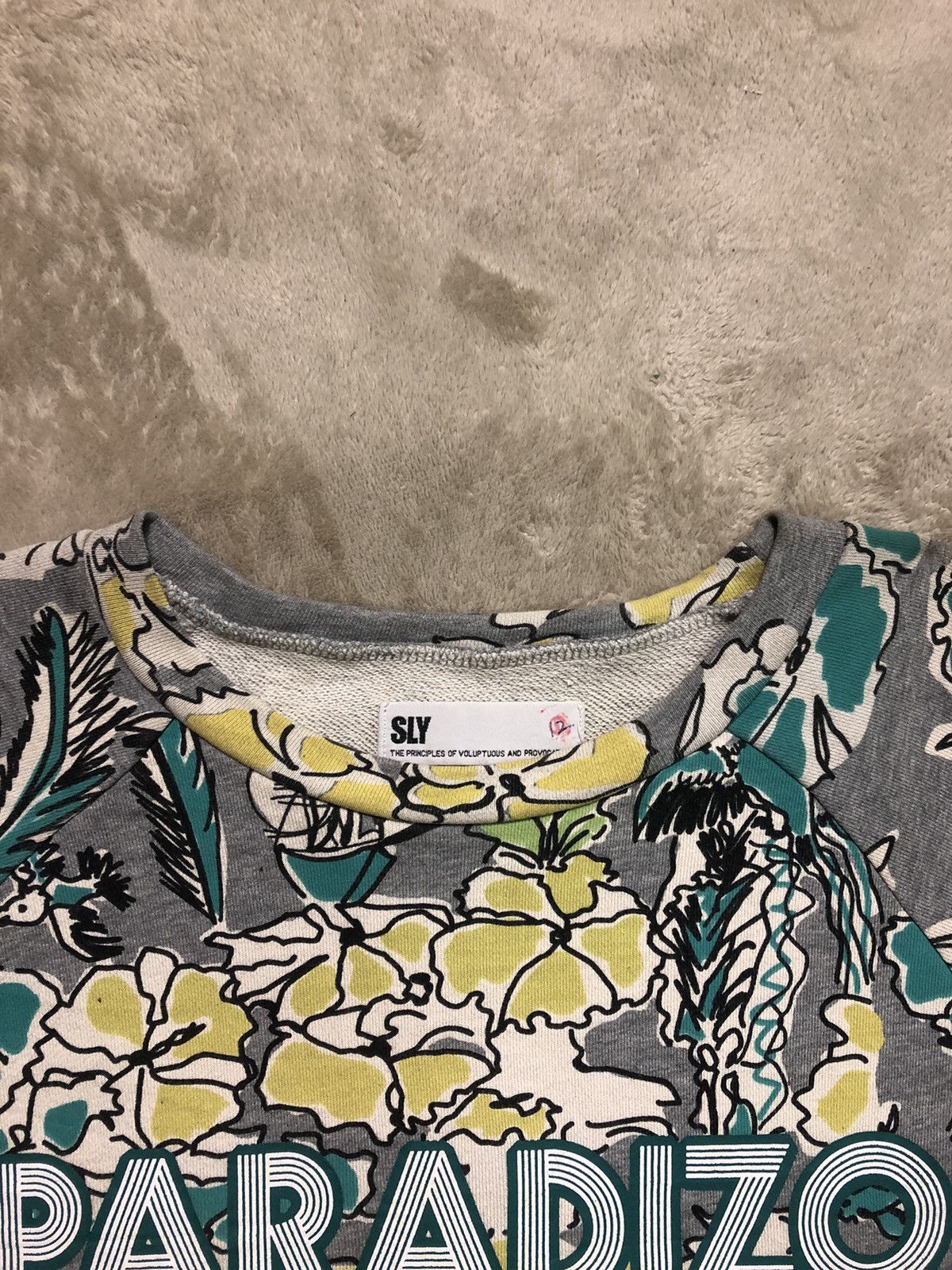 Japanese Brand × Vintage Vintage Sly Paradizo Full Print Sweatshirt Size US M / EU 48-50 / 2 - 6 Thumbnail