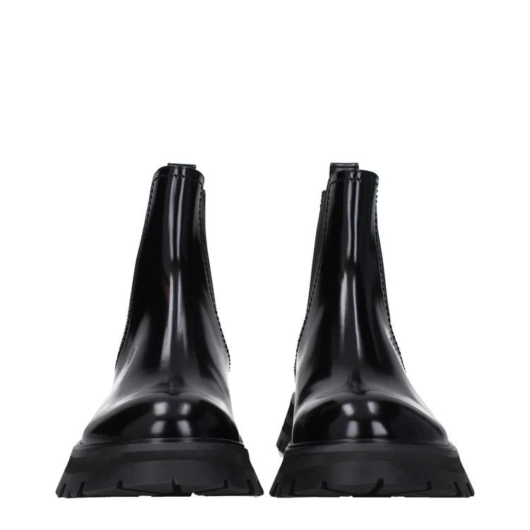 Alexander McQueen o1y0225 Ankle Boots in Black Size US 6.5 / IT 36.5 - 3 Thumbnail