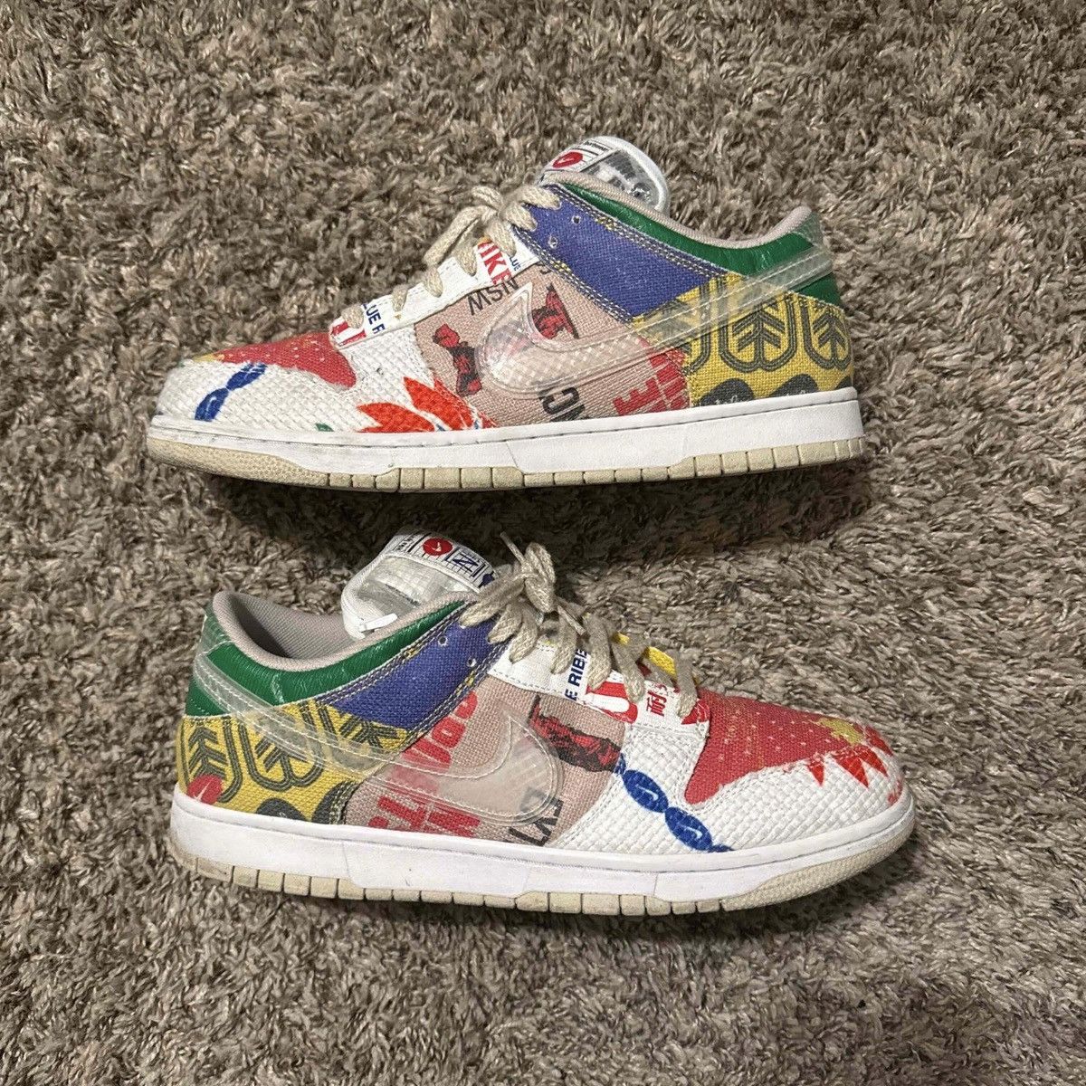 Nike Nike Dunk Low “City Market” Size US 11 / EU 44 - 1 Thumbnail