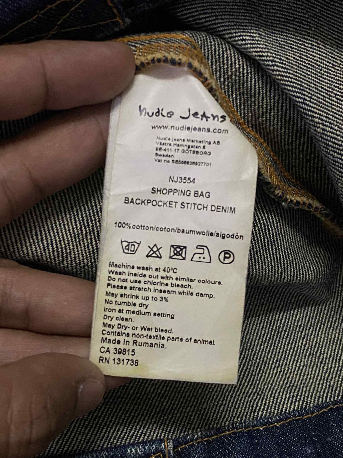 Denim & Co. × Nudie Jeans Shoping bag Nudie jeans Size ONE SIZE - 9 Thumbnail