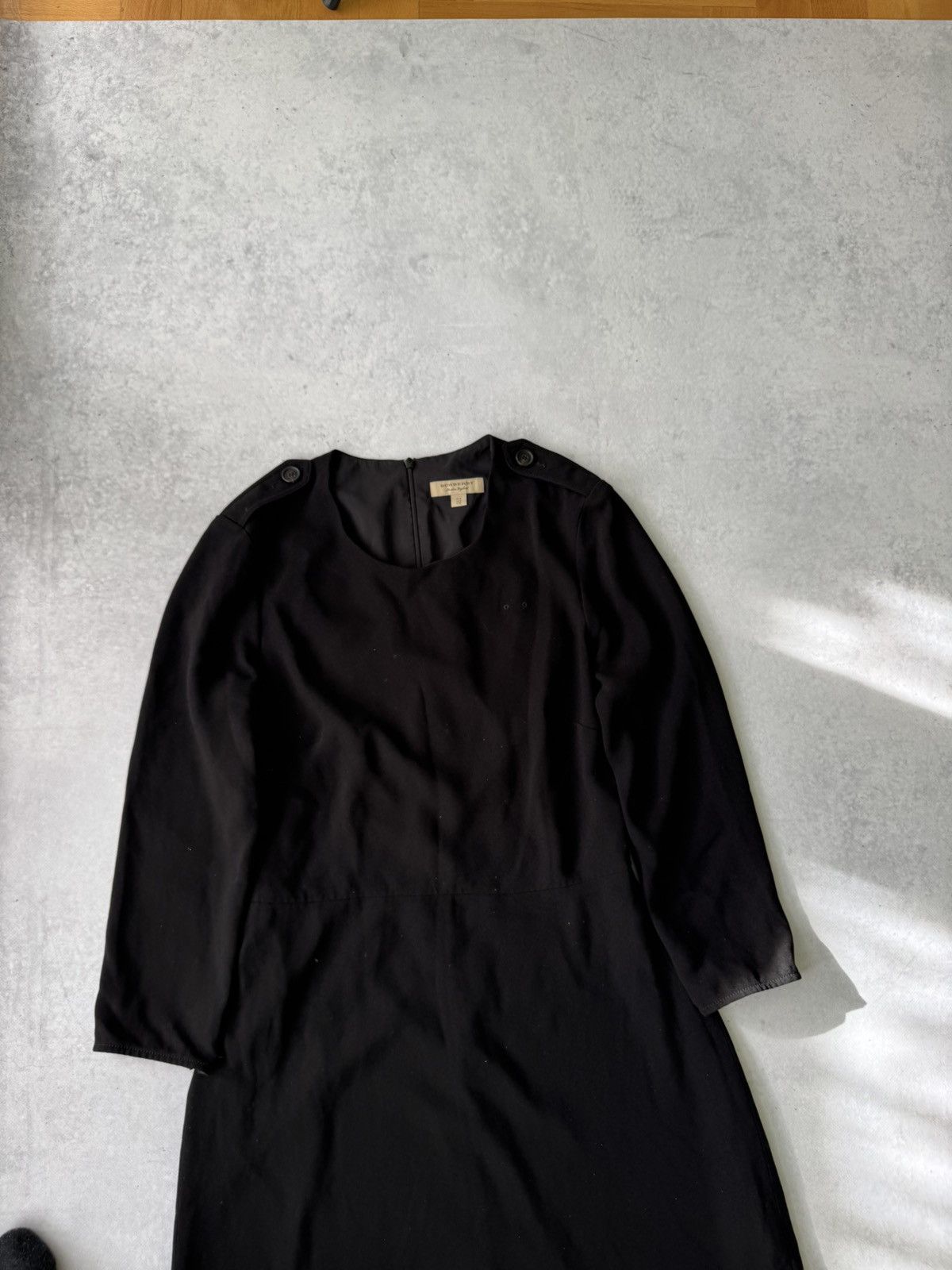 Burberry Burberry Lined 3/4 Zip Sleeves Sheath Black Dress Size S / US 4 / IT 40 - 3 Thumbnail