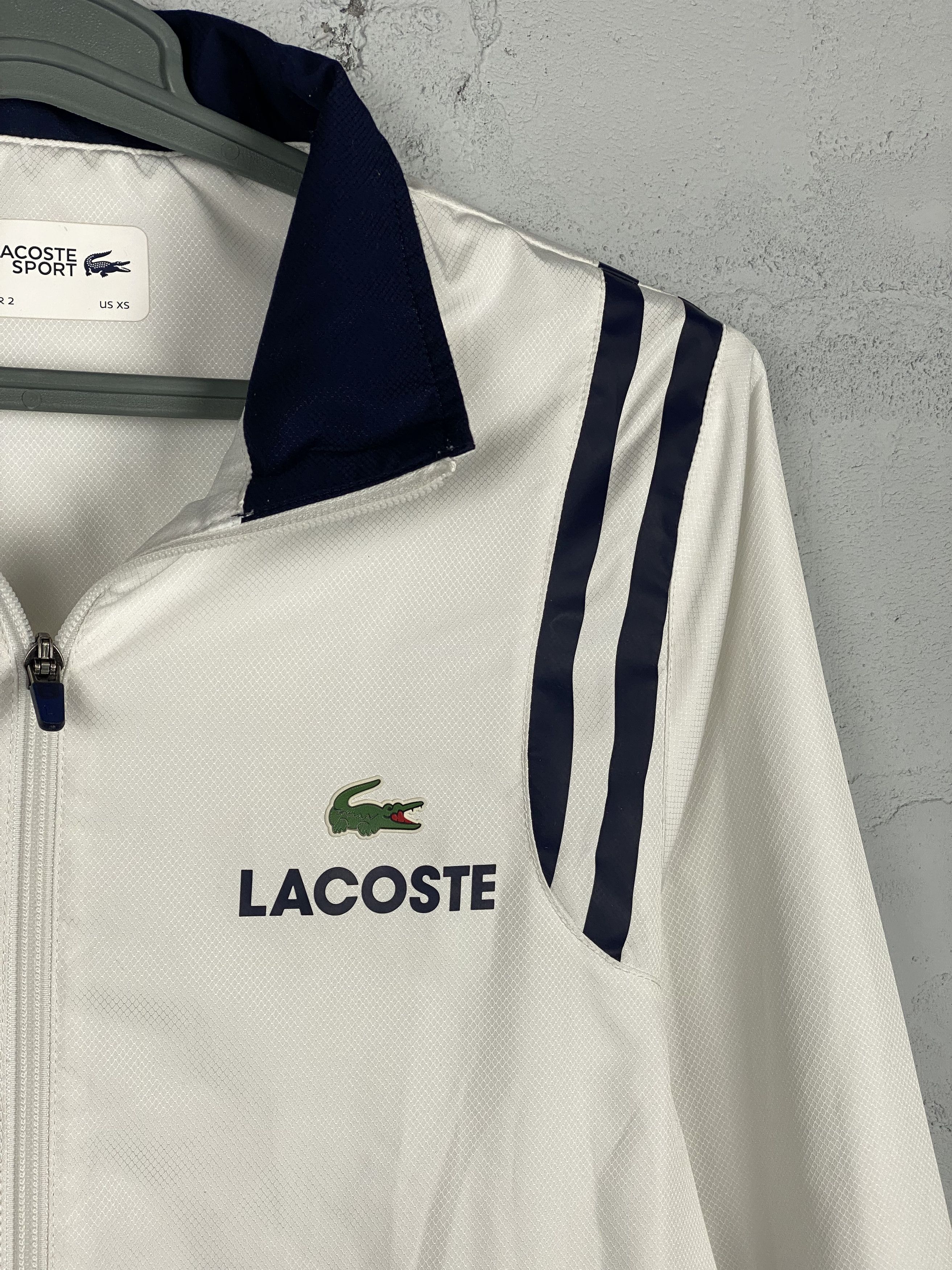 Lacoste × Vintage Vintage Lacoste Track Jacket Y2K Drill Size US XS / EU 42 / 0 - 3 Thumbnail