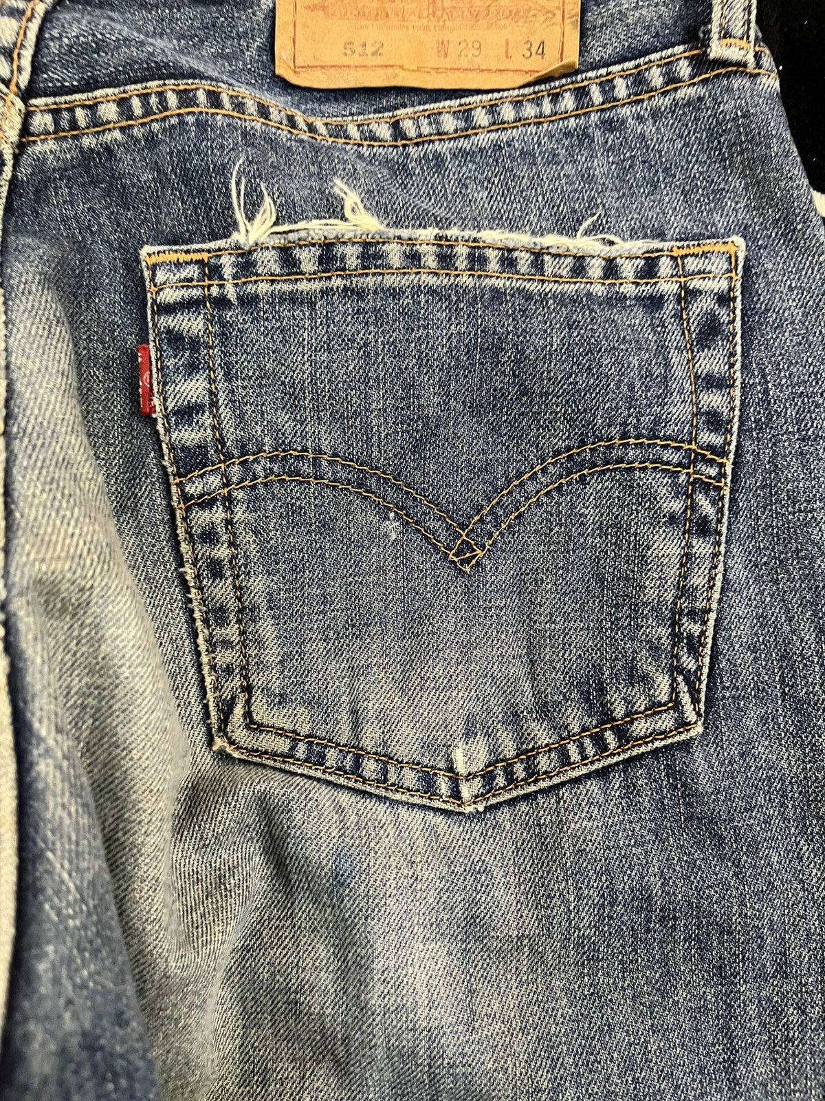 LVC × Levi's × Levi's Vintage Clothing Vintage Levi’s 512 Mudwash Distressed Denim Size US 29 - 9 Thumbnail