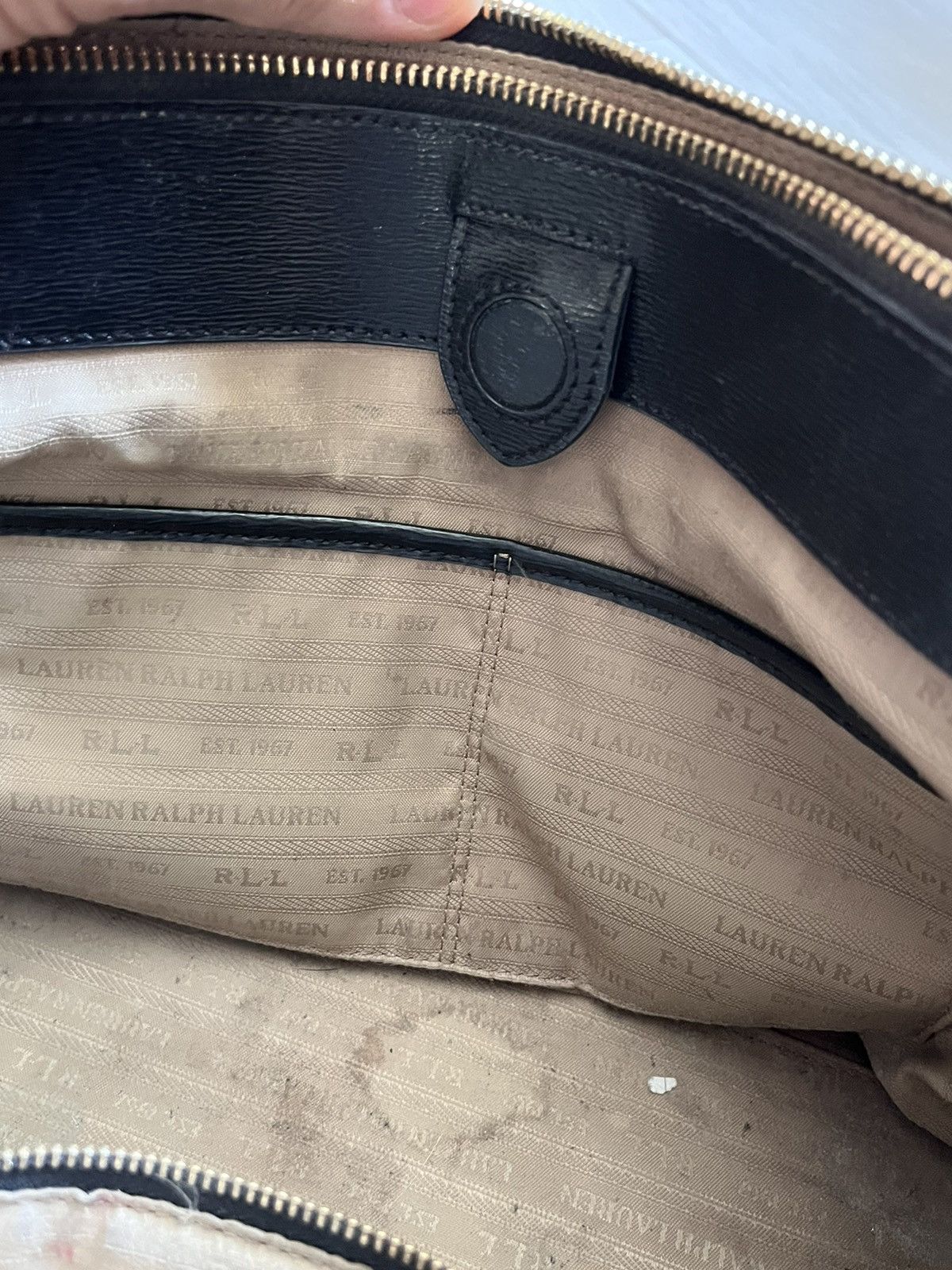 Polo Ralph Lauren × Vintage Vintage woman Polo Ralph Lauren Bag Calfskin Size ONE SIZE - 20 Thumbnail