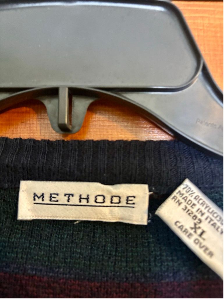 Method Vintage Italian Knit Sweater XL Retro Pattern Coogi Style Size US XL / EU 56 / 4 - 3 Thumbnail