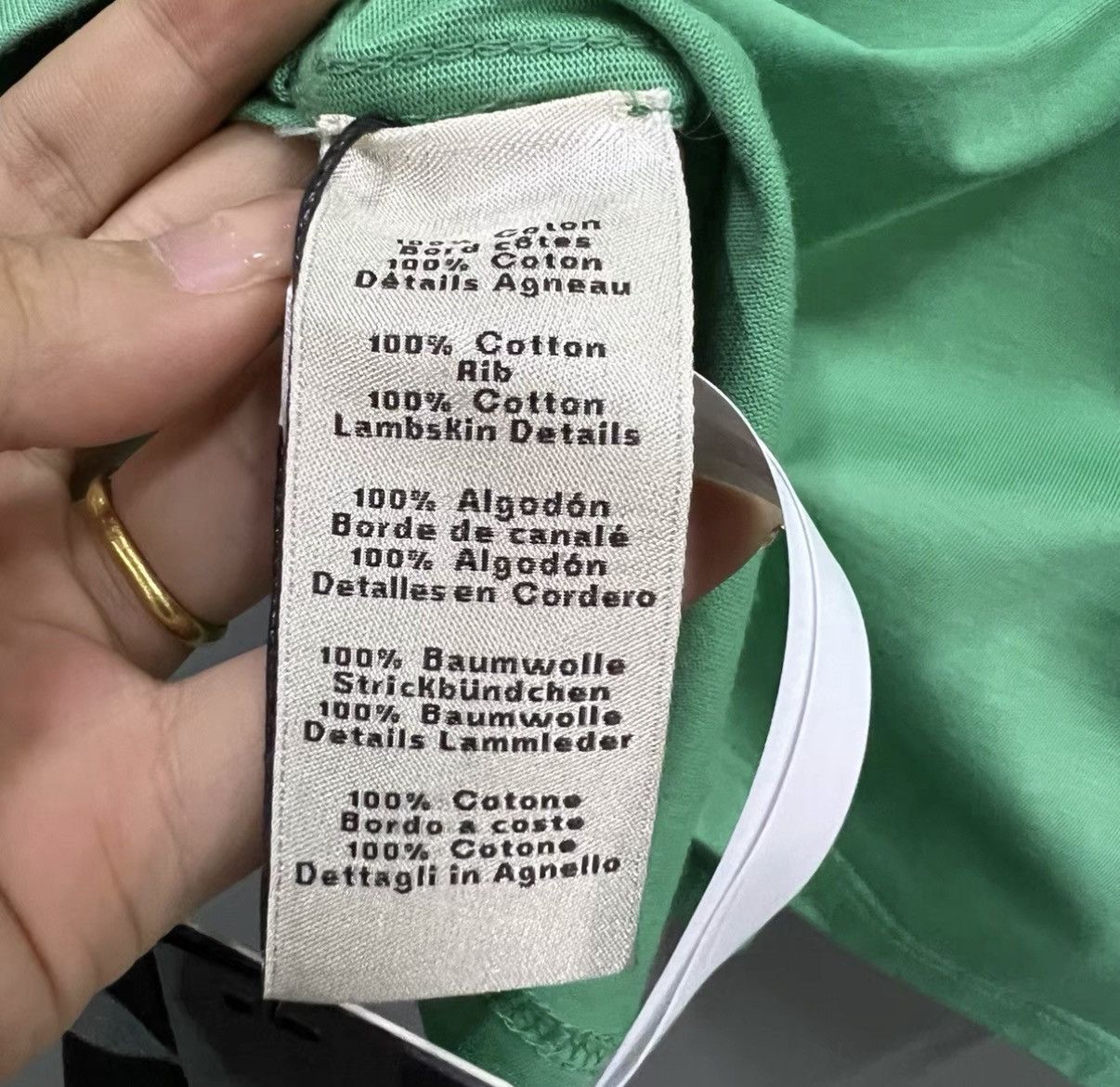 Hermes Hermès Green Geometric Patch Short Sleeve T-shirt J41 Size US M / EU 48-50 / 2 - 5 Thumbnail