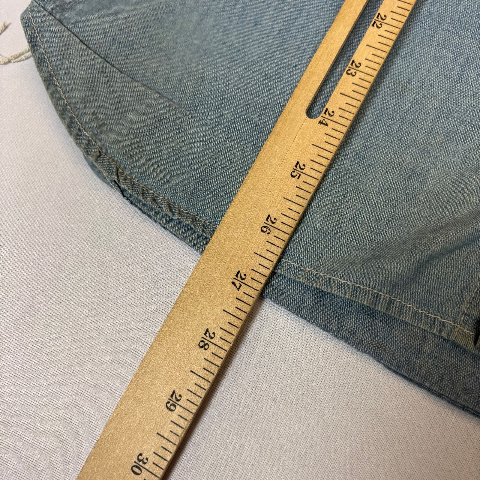 Rogue Territory Rogue Territory Pearl Snap Chambray Western Shirt Medium Size US M / EU 48-50 / 2 - 6 Thumbnail