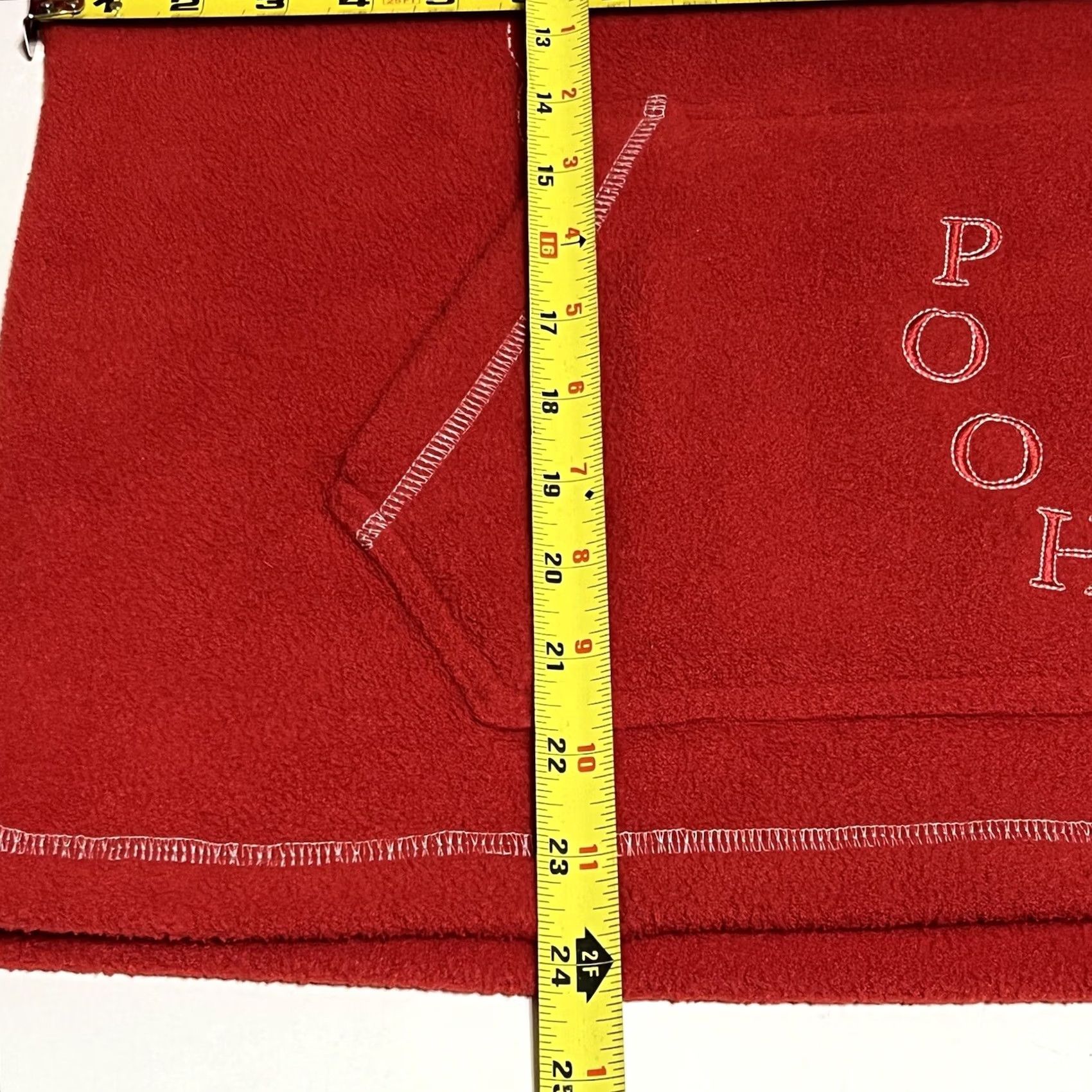 Disney Disney Winnie The Pooh 100 Acre Collection Hoodie Women M Red Fleece Pullover Logo Cartoon Pooh Size M / US 6-8 / IT 42-44 - 5 Thumbnail
