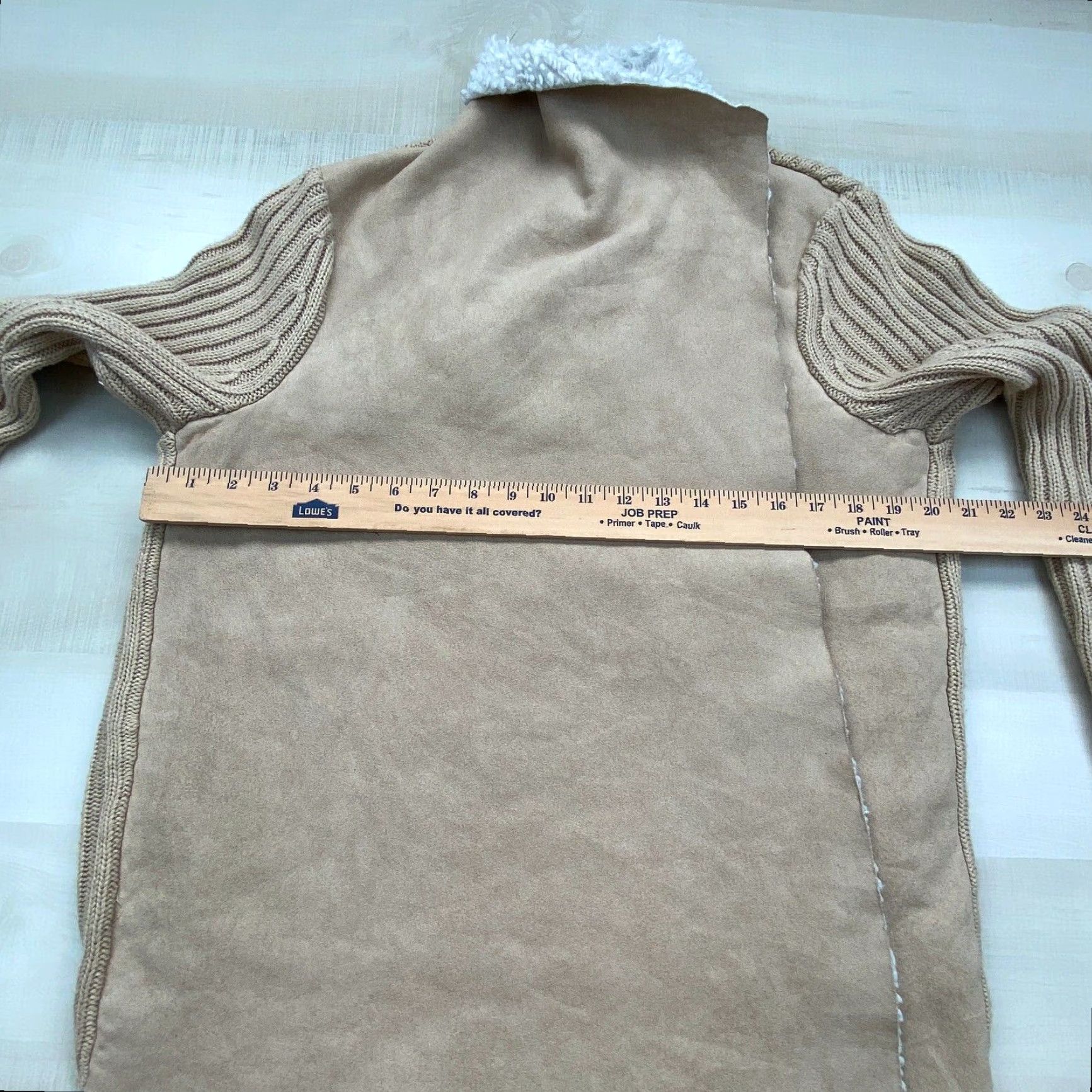 Faded Glory Faded Glory Womens Brown Faux Suede Jacket XL Extra Large Ladies Size XL / US 12-14 / IT 48-50 - 5 Thumbnail