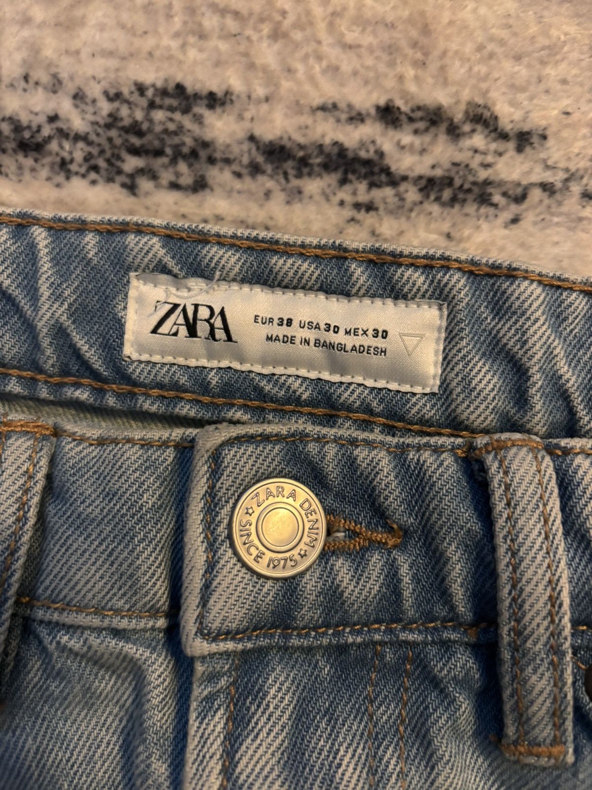 Zara Zara Denim Cargo Shorts Size US 30 / EU 46 - 2 Thumbnail