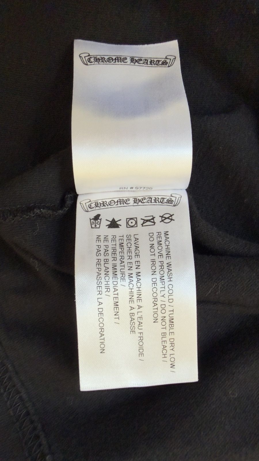 Chrome Hearts RARE! Chrome Hearts Neck Logo T-Shirt Size US XXL / EU 58 / 5 - 8 Thumbnail
