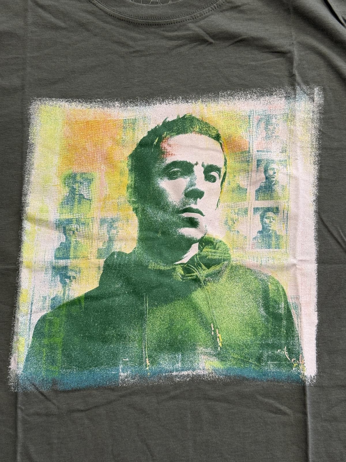 Designer Liam Gallagher Portrait T-shirt Oasis Band Why Me Why Not L Size US L / EU 52-54 / 3 - 3 Thumbnail