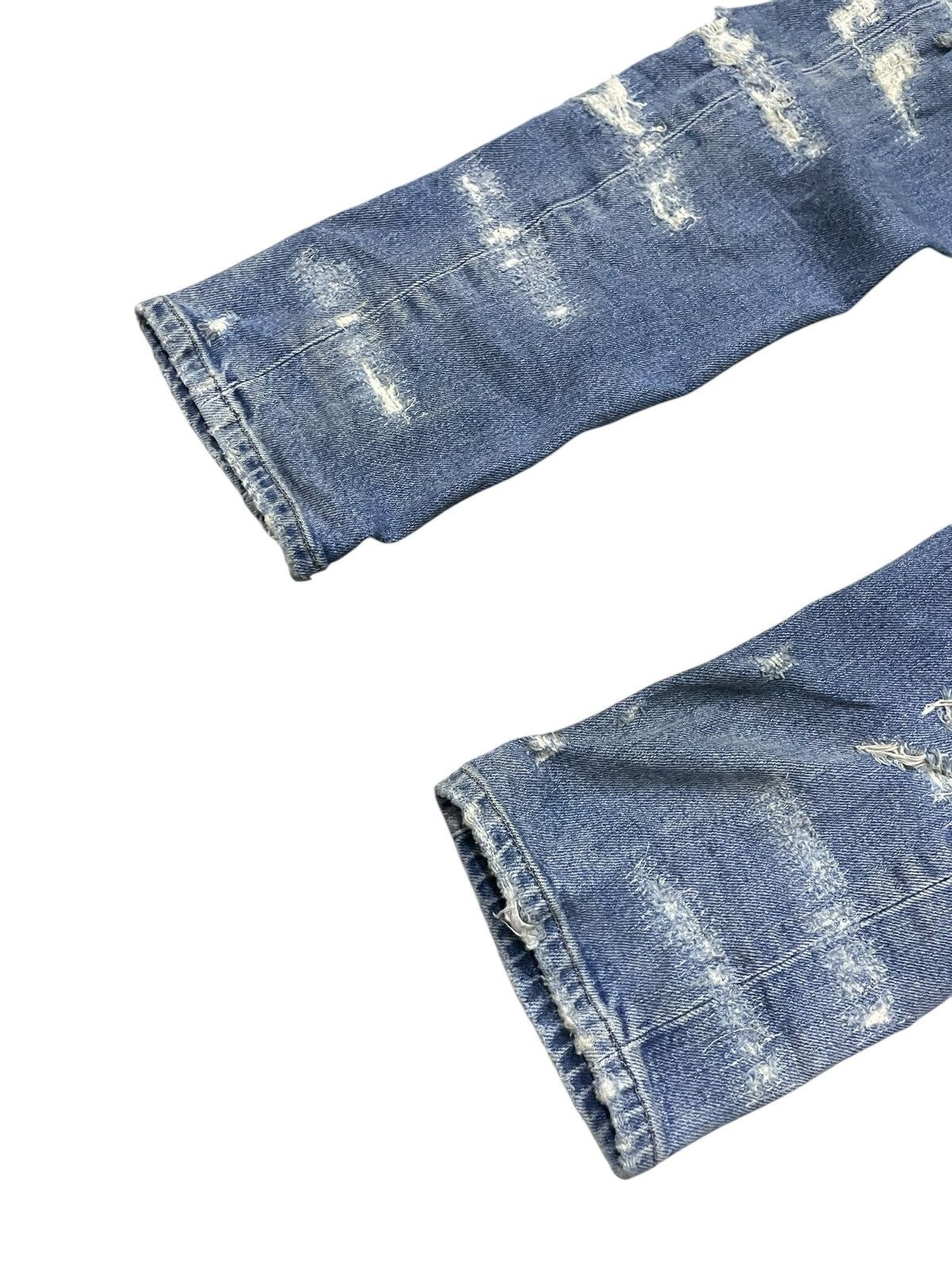 Diesel × Diesel Black Gold Diesel Black Gold Stacked Distressed Heavy Stitched Jeans Size US 34 / EU 50 - 6 Thumbnail