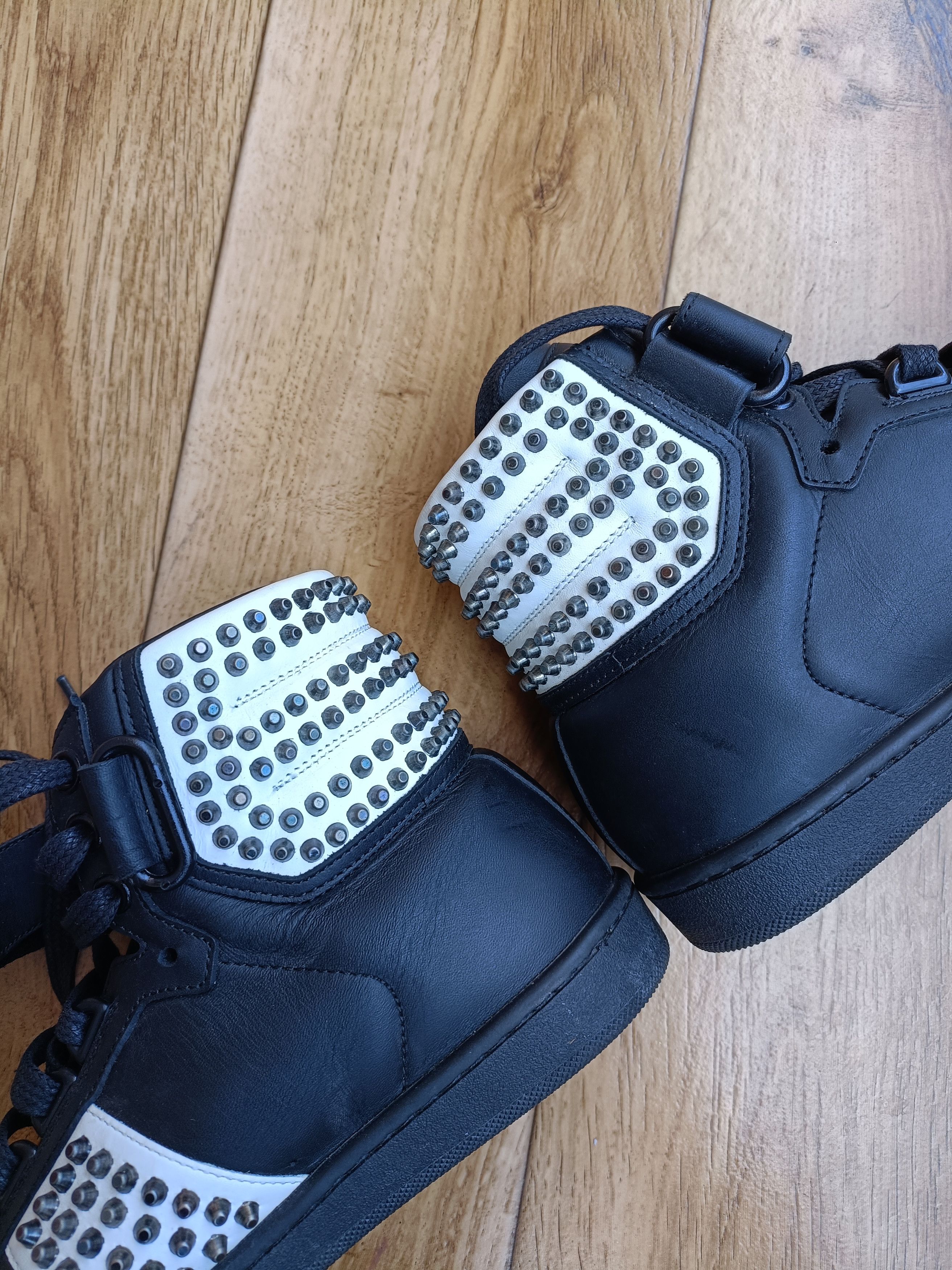 Saint Laurent Paris Saint Laurent High Top Trainers Size US 5 / IT 35 - 10 Thumbnail